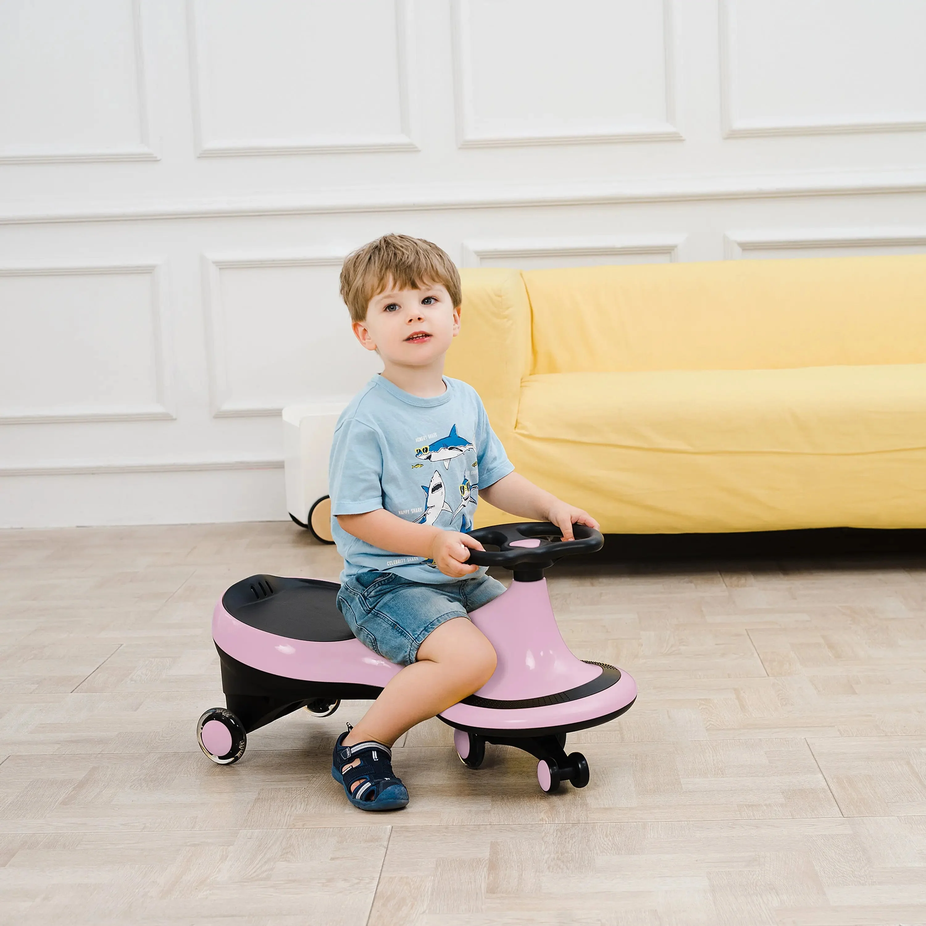 Freddo Toys Swing Car with Flashing Wheels - Image 38