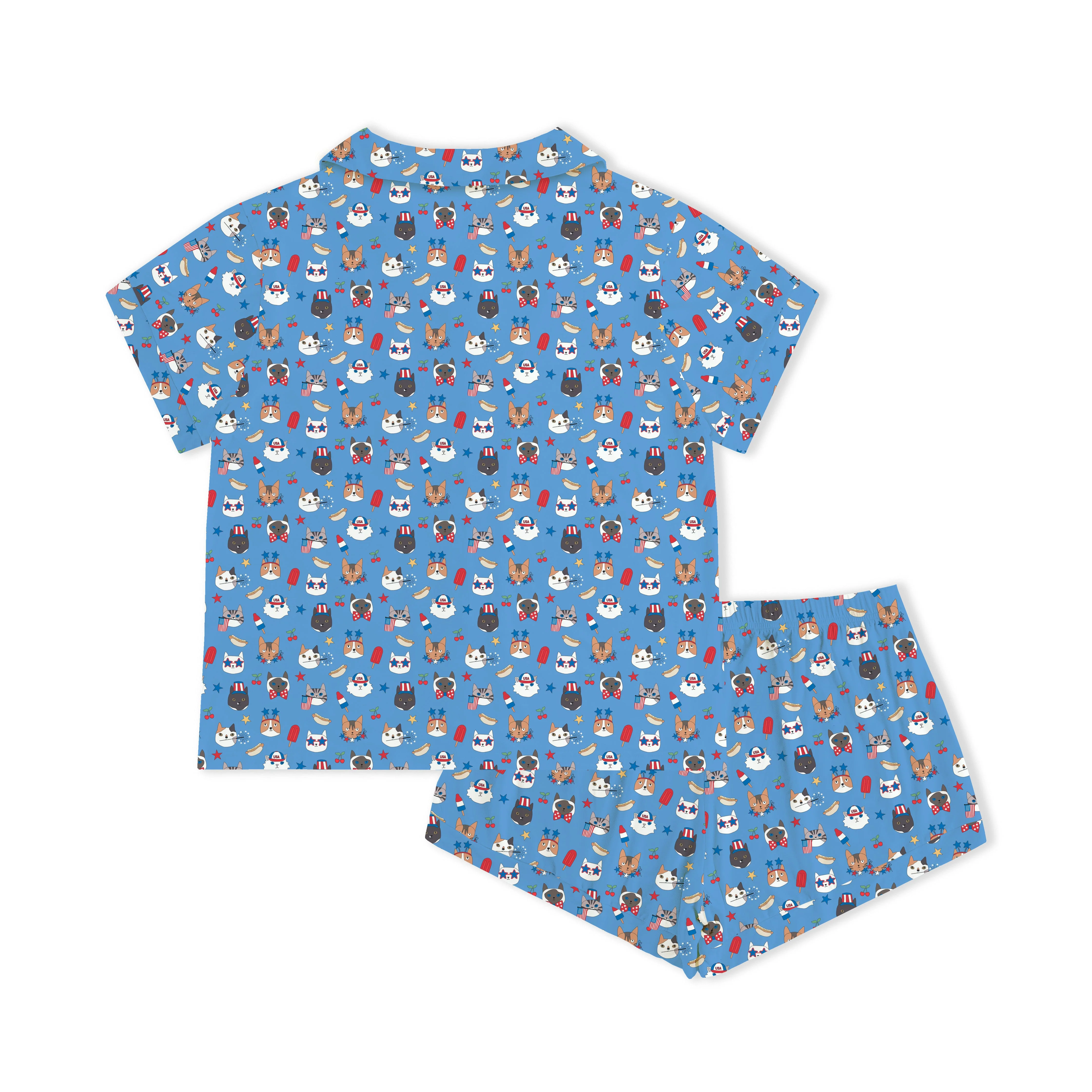 Freedom Cats (Women's Short Sleeve PJ) - Image 2