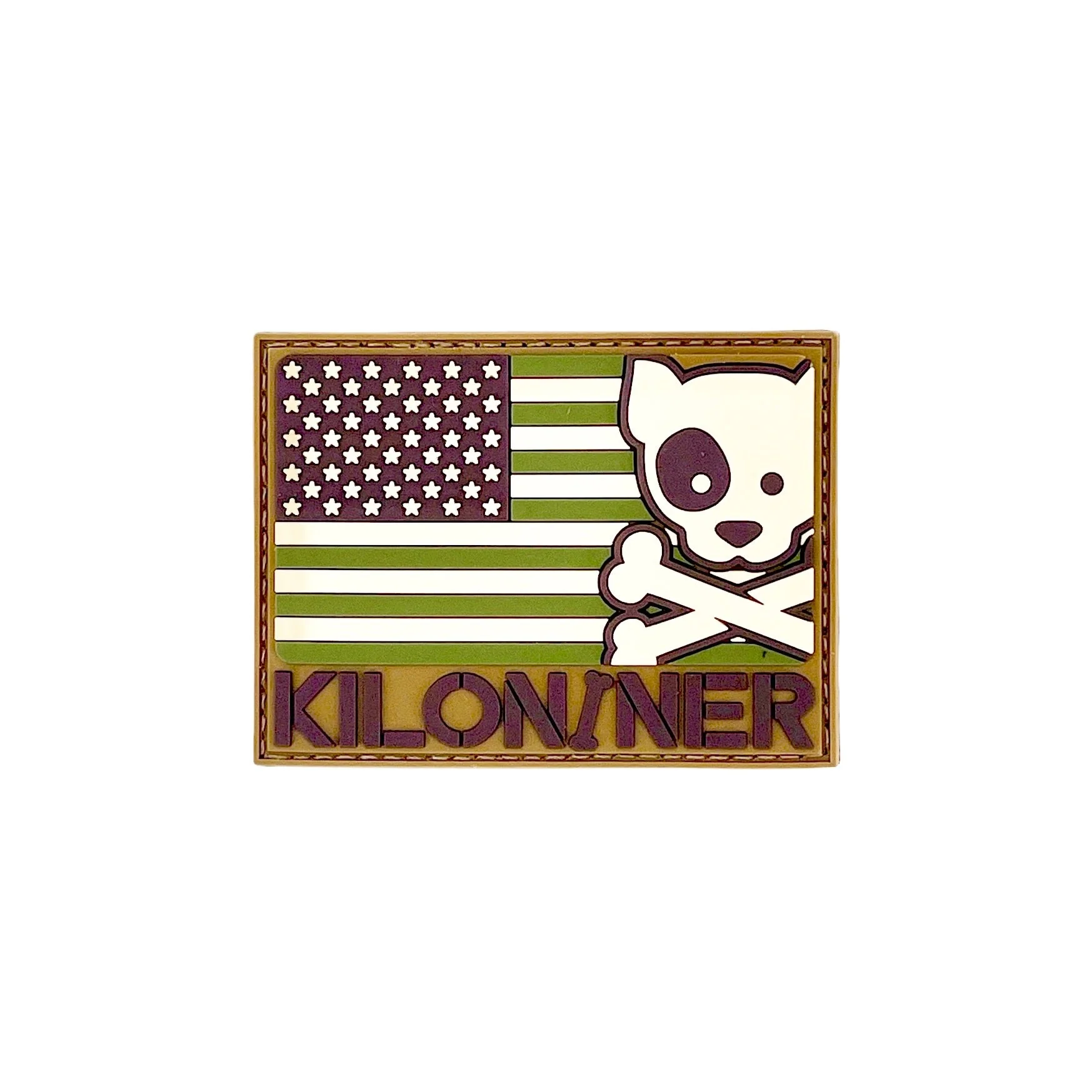 FREEDOM DOG & CROSSBONES LOGO PVC Morale Patch - Image 2