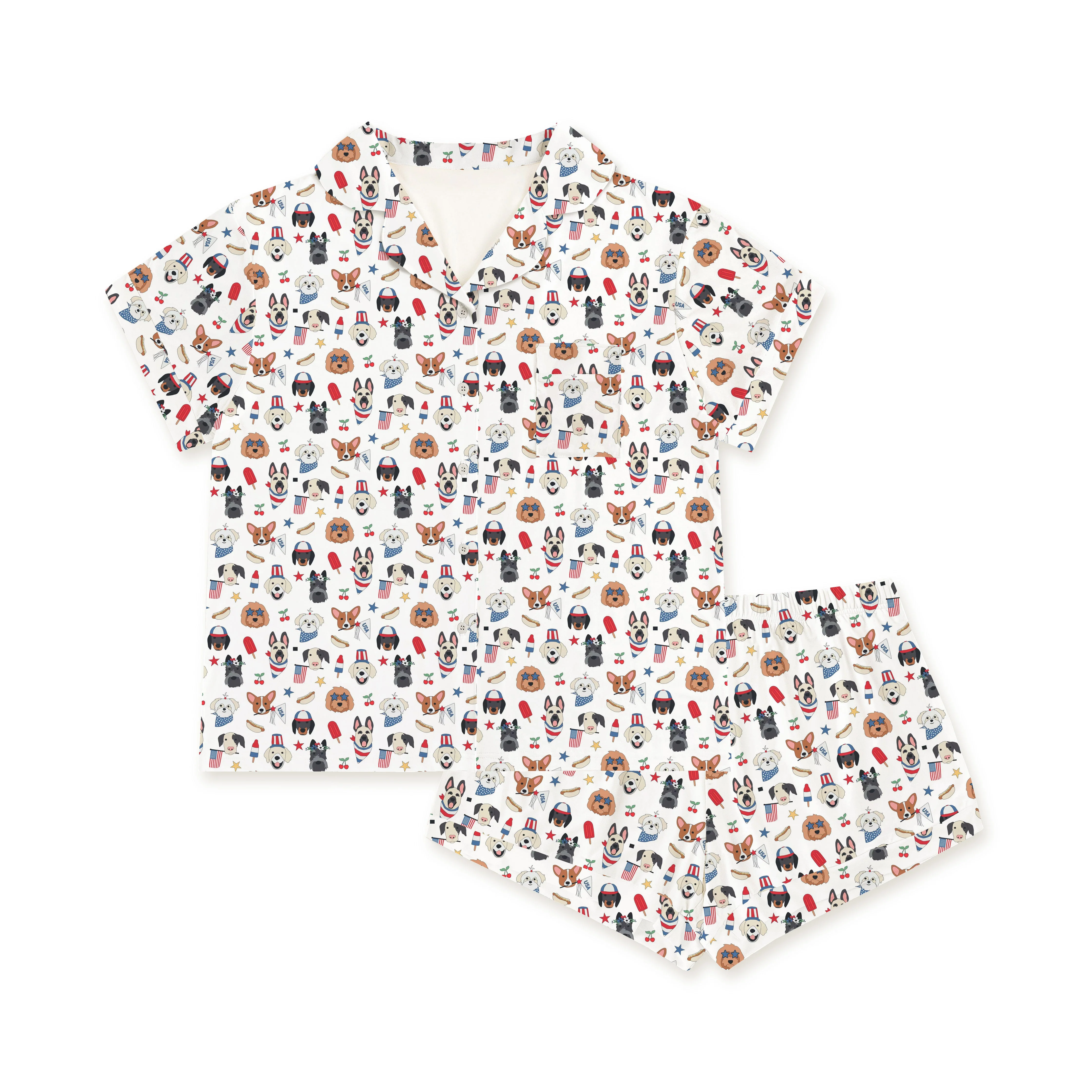 Freedom Dogs (Women's Short Sleeve PJ) - Image 2