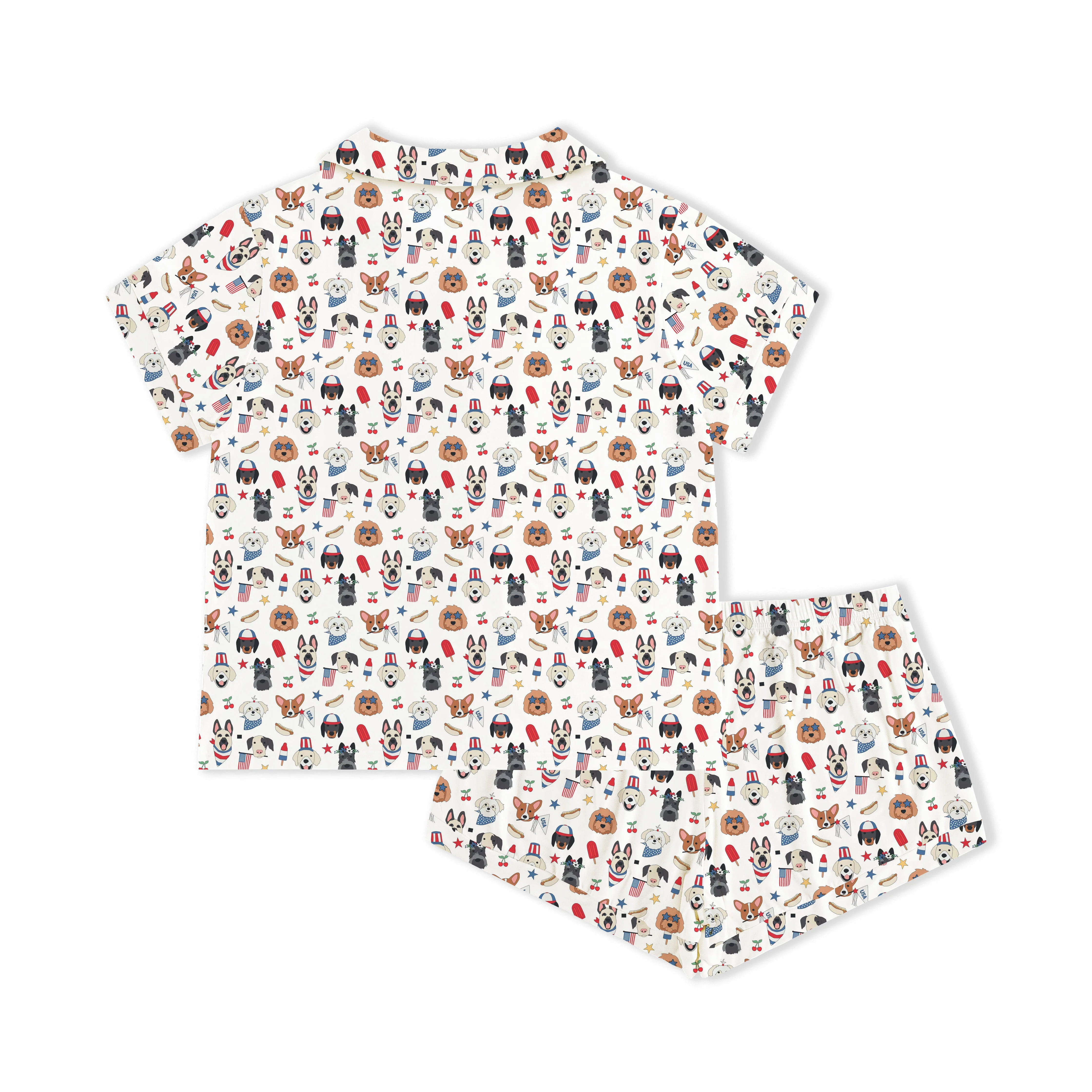 Freedom Dogs (Women's Short Sleeve PJ) - Image 3