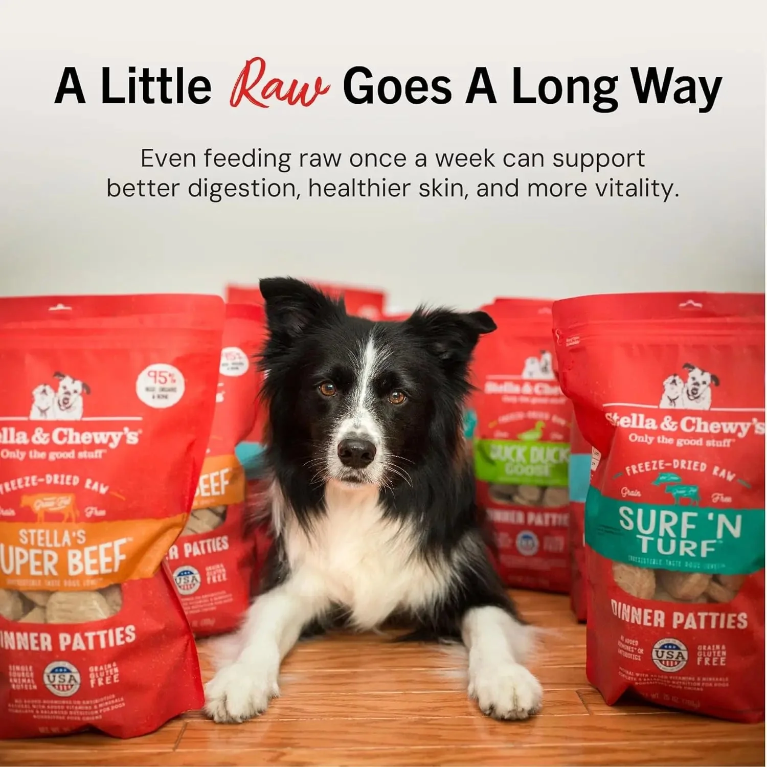Freeze-Dried Raw Dinner Patties - Beef Recipe - High Protein Grain-Free Puppy & Dog Food - Perfect for Picky Eaters - 14 Oz - Image 5