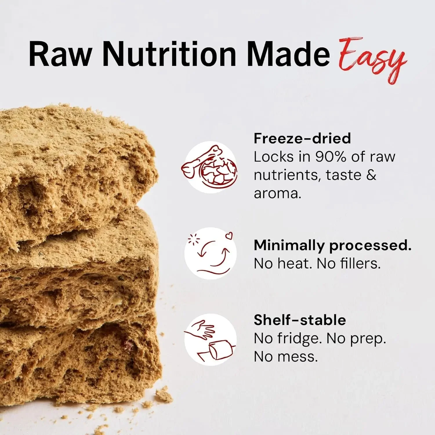 Freeze-Dried Raw Dinner Patties - Beef Recipe - High Protein Grain-Free Puppy & Dog Food - Perfect for Picky Eaters - 14 Oz - Image 6