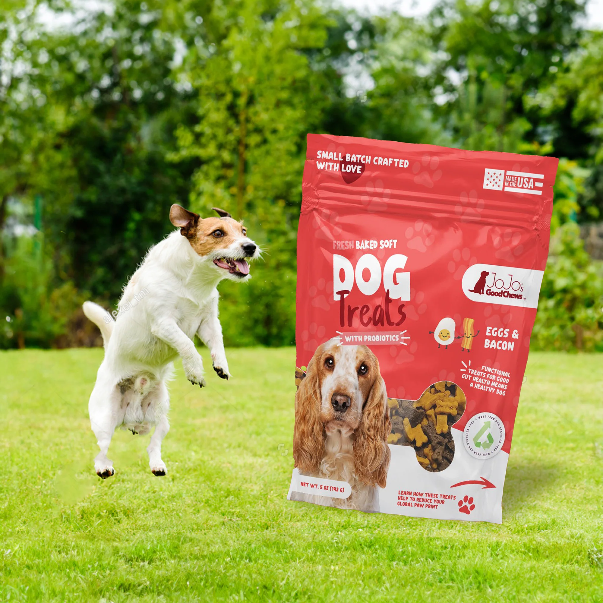 Fresh Baked Eggs and Bacon Soft Dog Chew Treats (2-Pack) - Image 2