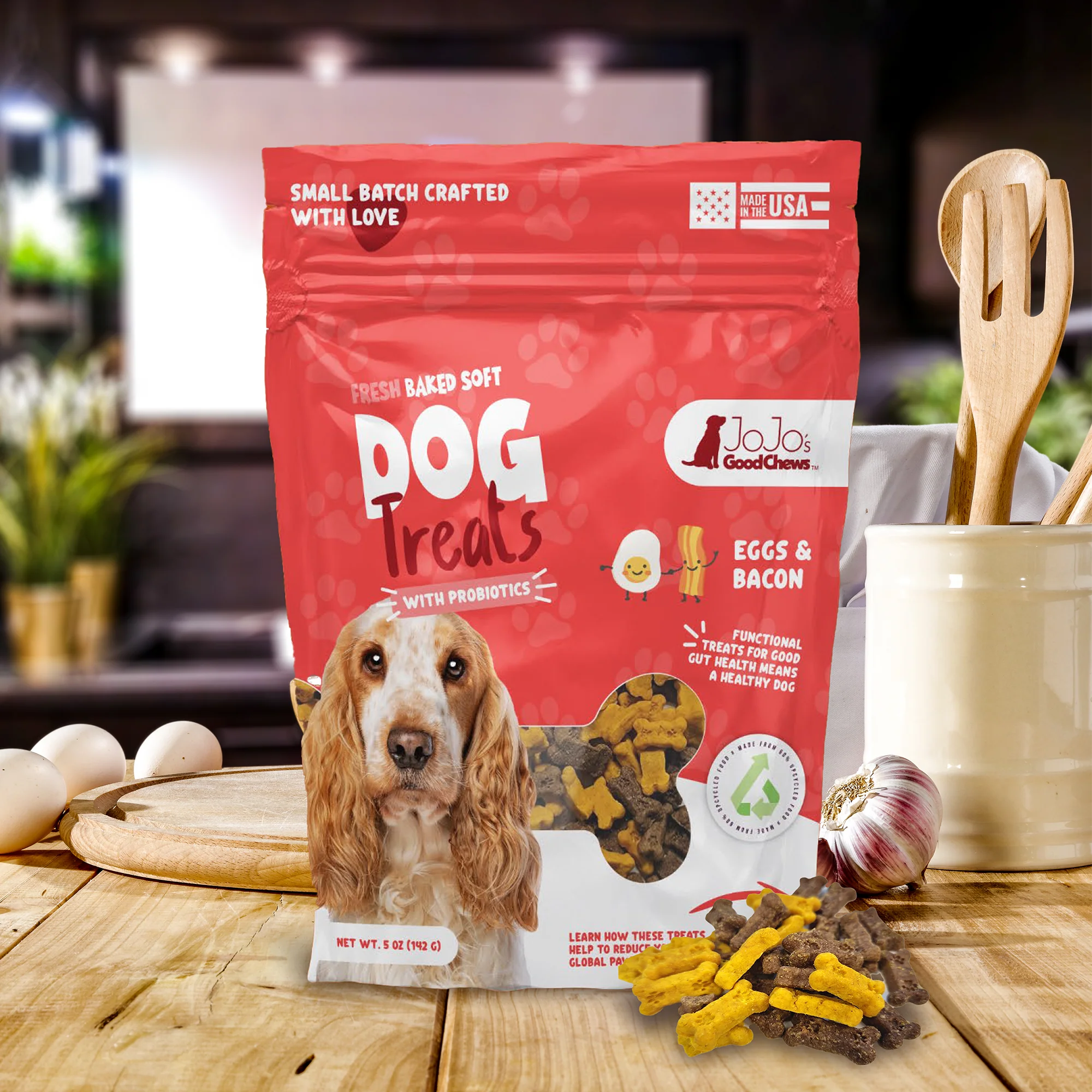 Fresh Baked Eggs and Bacon Soft Dog Chew Treats (2-Pack) - Image 3