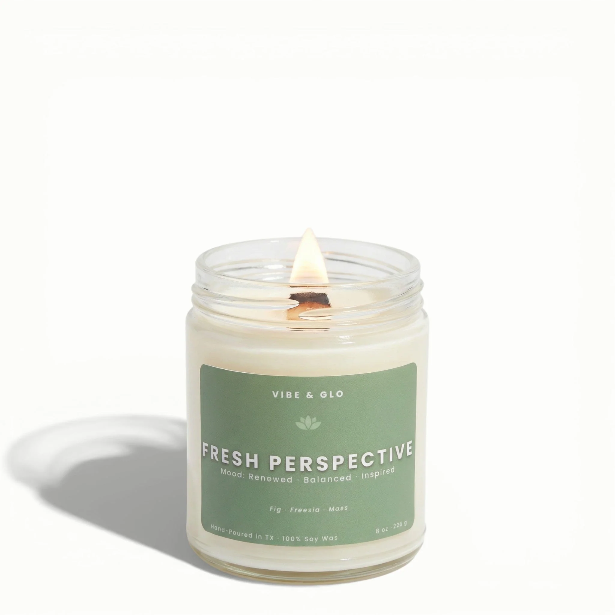 Fresh Perspective – Bamboo & Jasmine Soy Candle - Image 9
