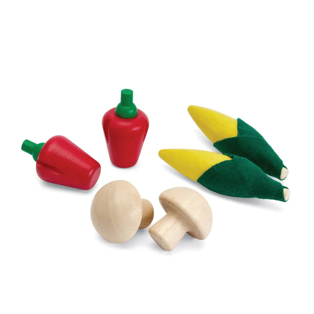 Fresh Produce Set D (Corns, Mushrooms & Red Bell Peppers) - Image 6