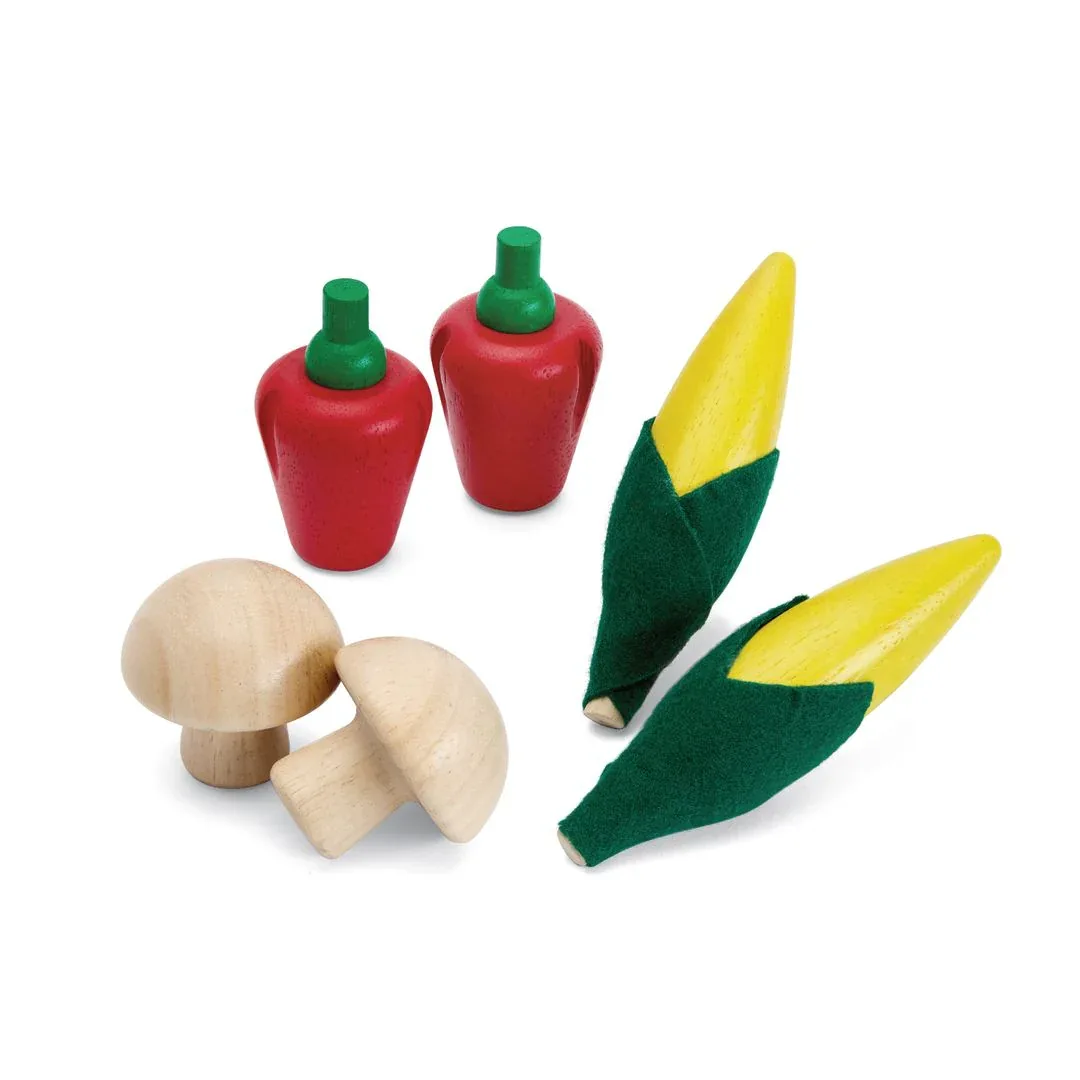 Fresh Produce Set D (Corns, Mushrooms & Red Bell Peppers) - Image 7