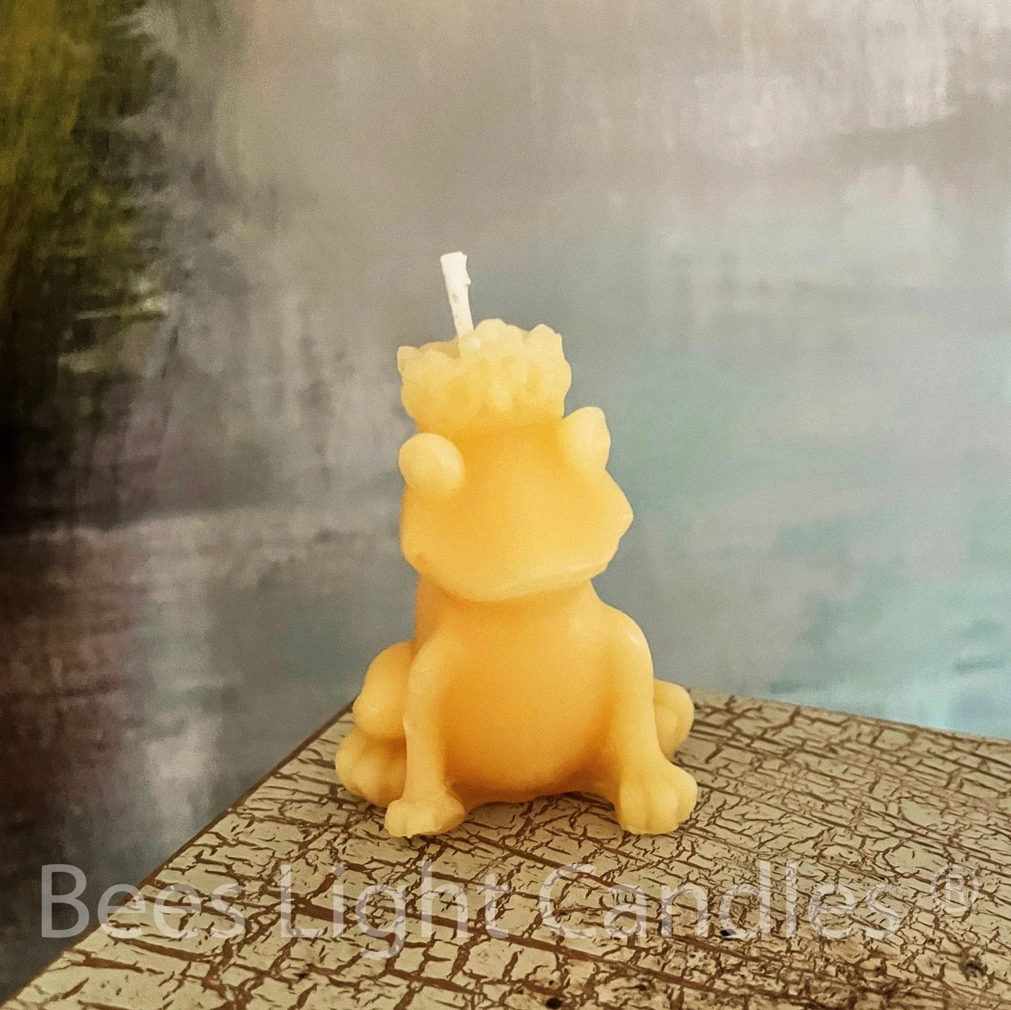 Frog Prince Beeswax Candle - Image 2