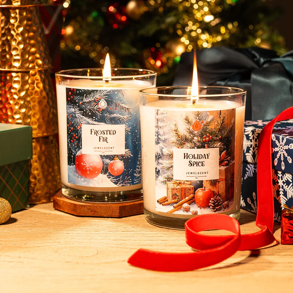Frosted Fir 18oz Home Jewelry Candle - Image 2
