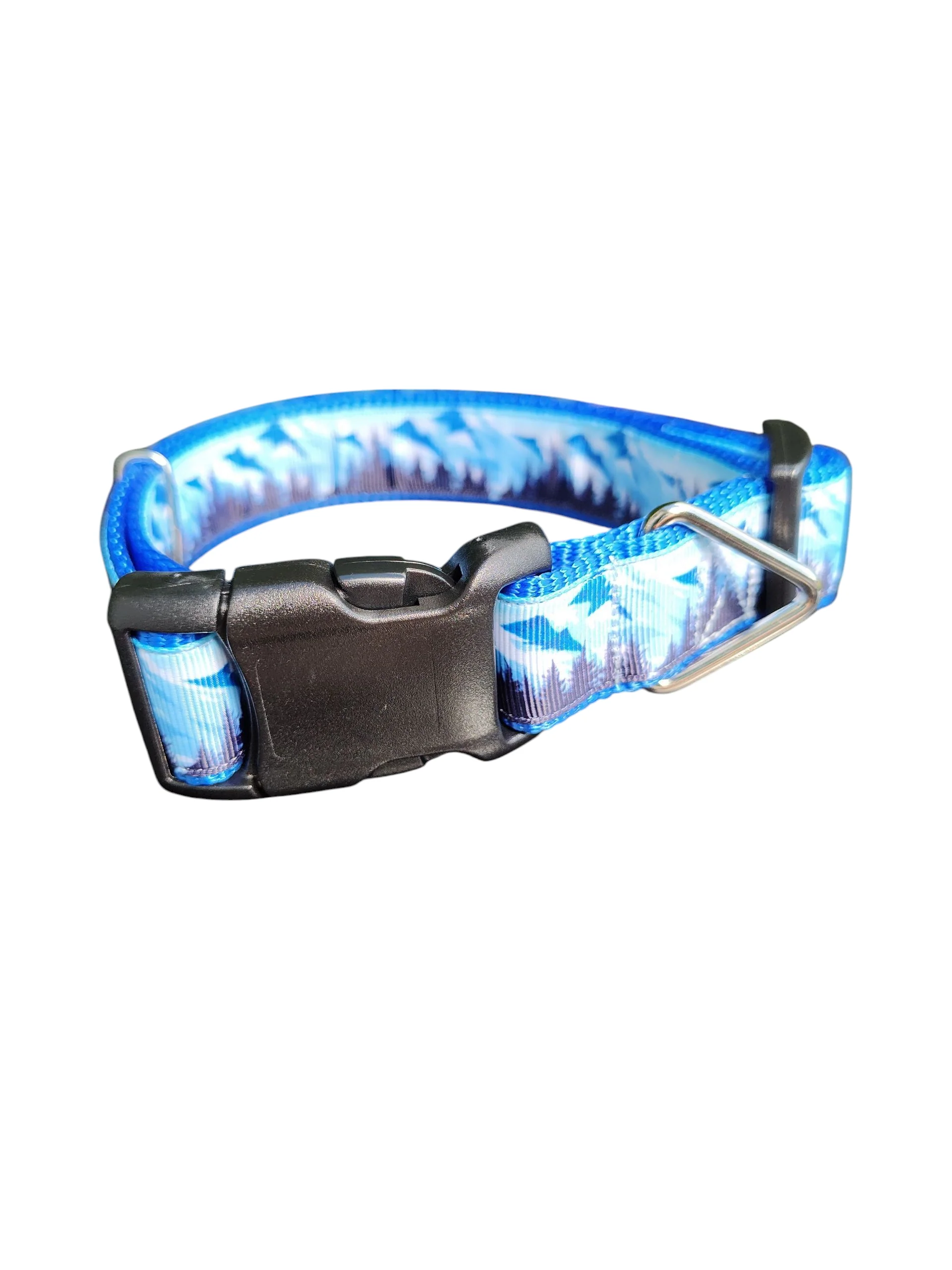 Frosty Mountains Nylon Dog Collar - Image 2