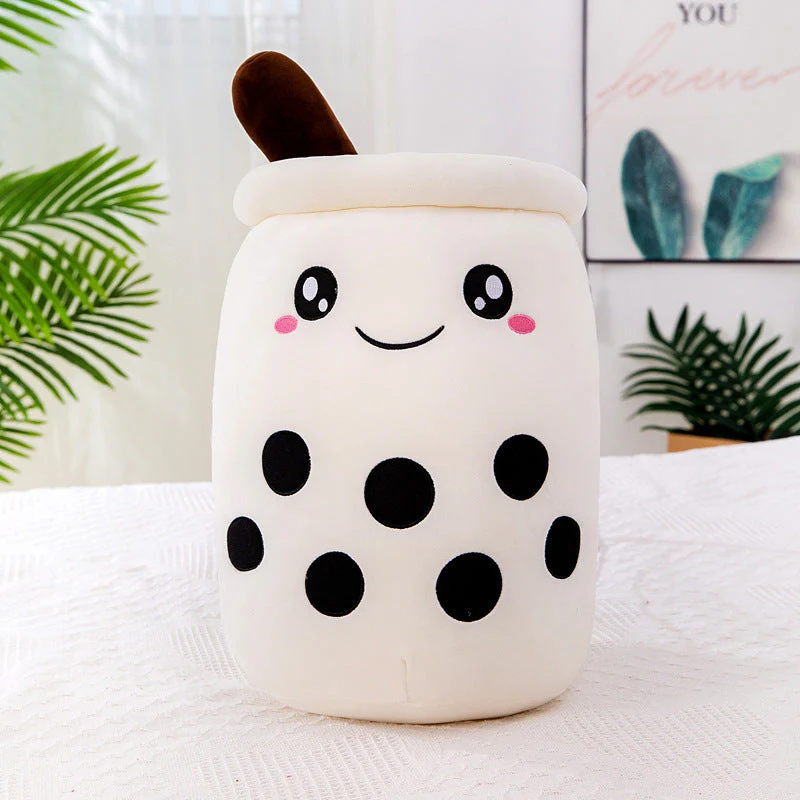 Fruit Milky Tea Cup Pillow Plush Toy Leather Phone Case - Image 10