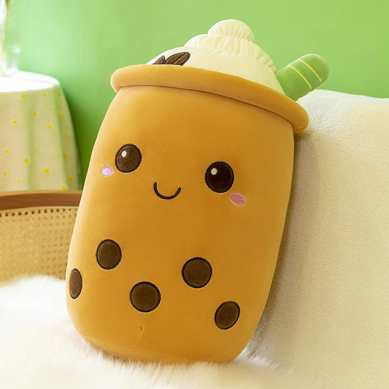 Fruit Milky Tea Cup Pillow Plush Toy Leather Phone Case - Image 22