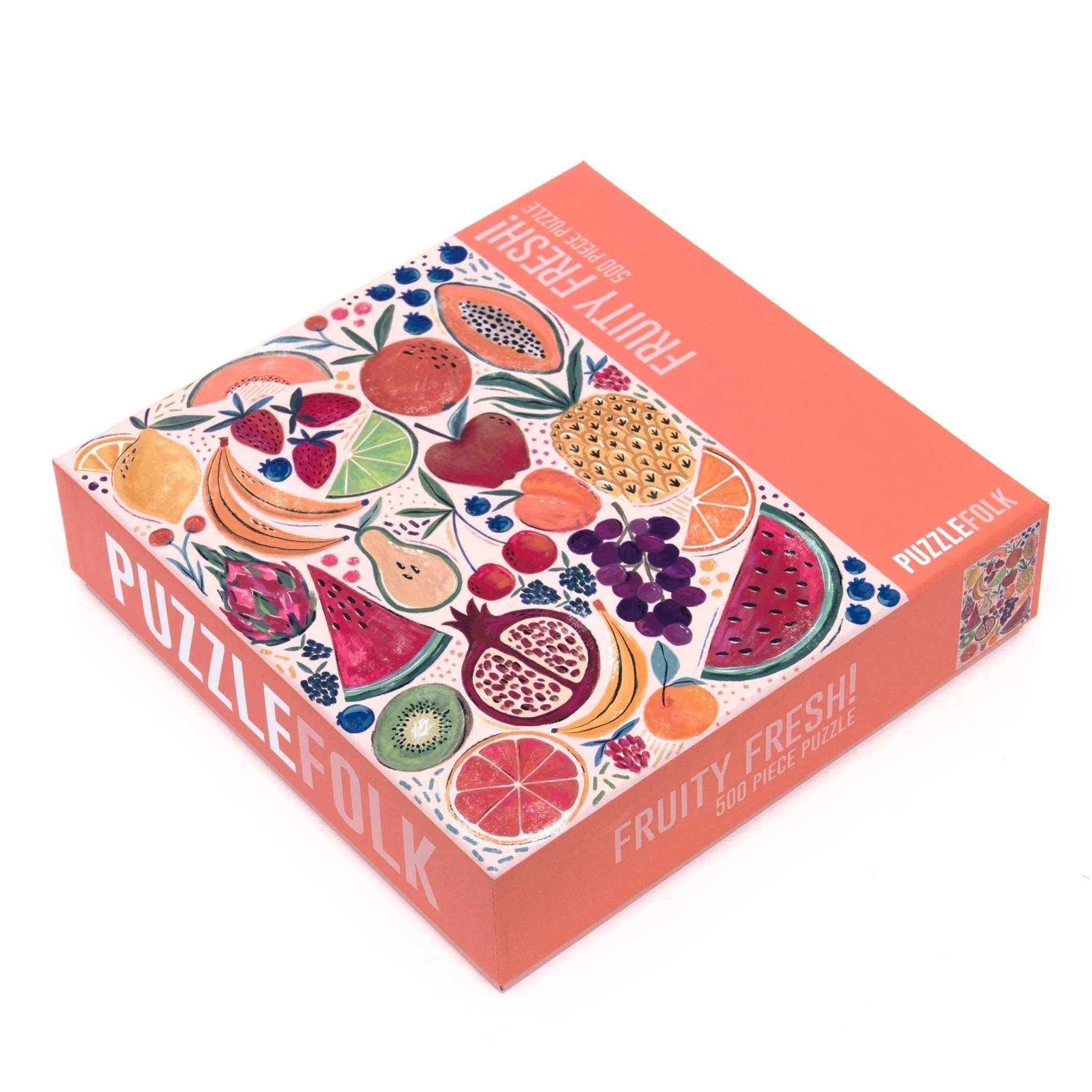 Fruity Fresh! 500 Piece Puzzle by Puzzlefolk | A Fun and Vibrant Fruit-Themed Puzzle - Image 2