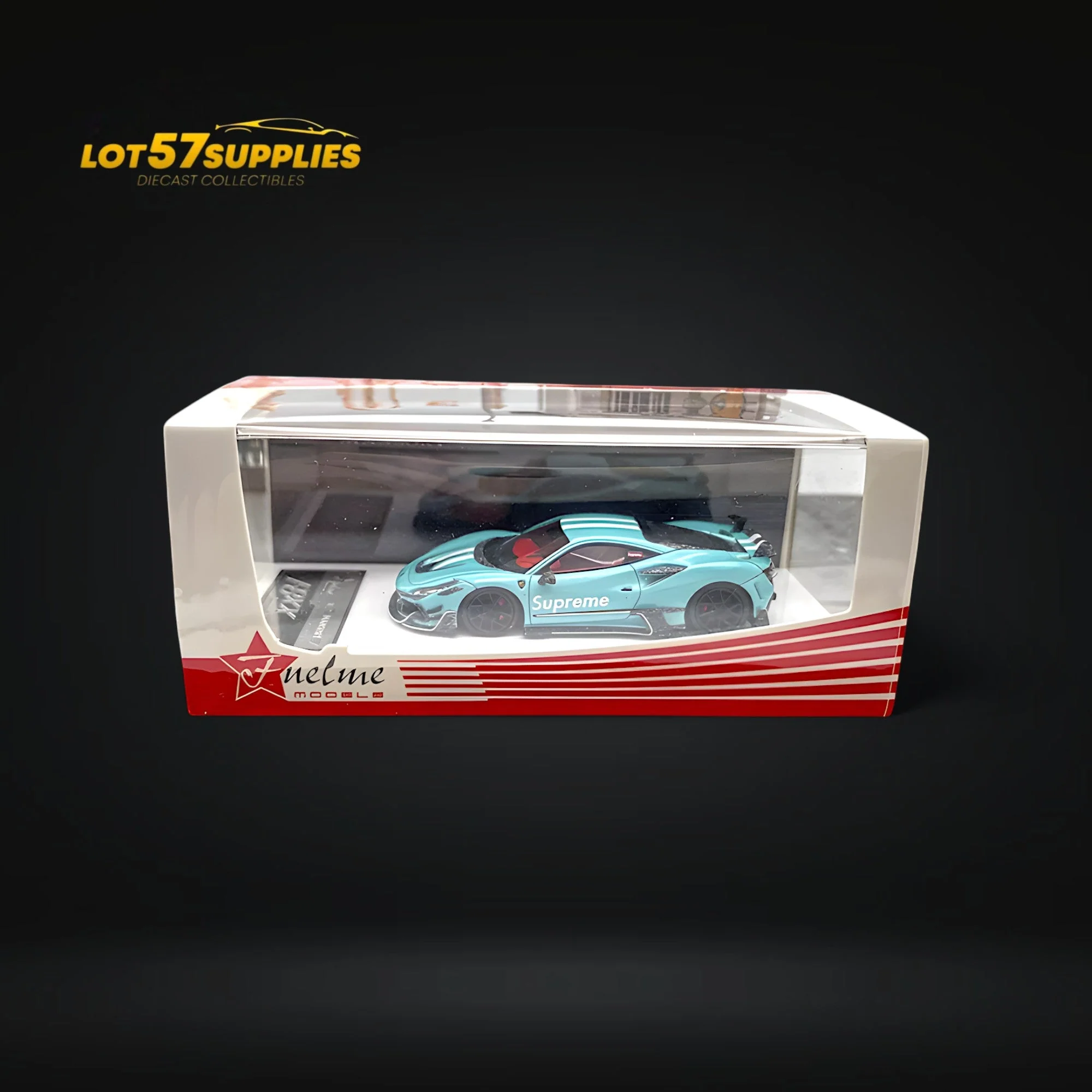 FuelMe Ferrari Mansory F8XX Blue SUPRME 1:64 - Image 3