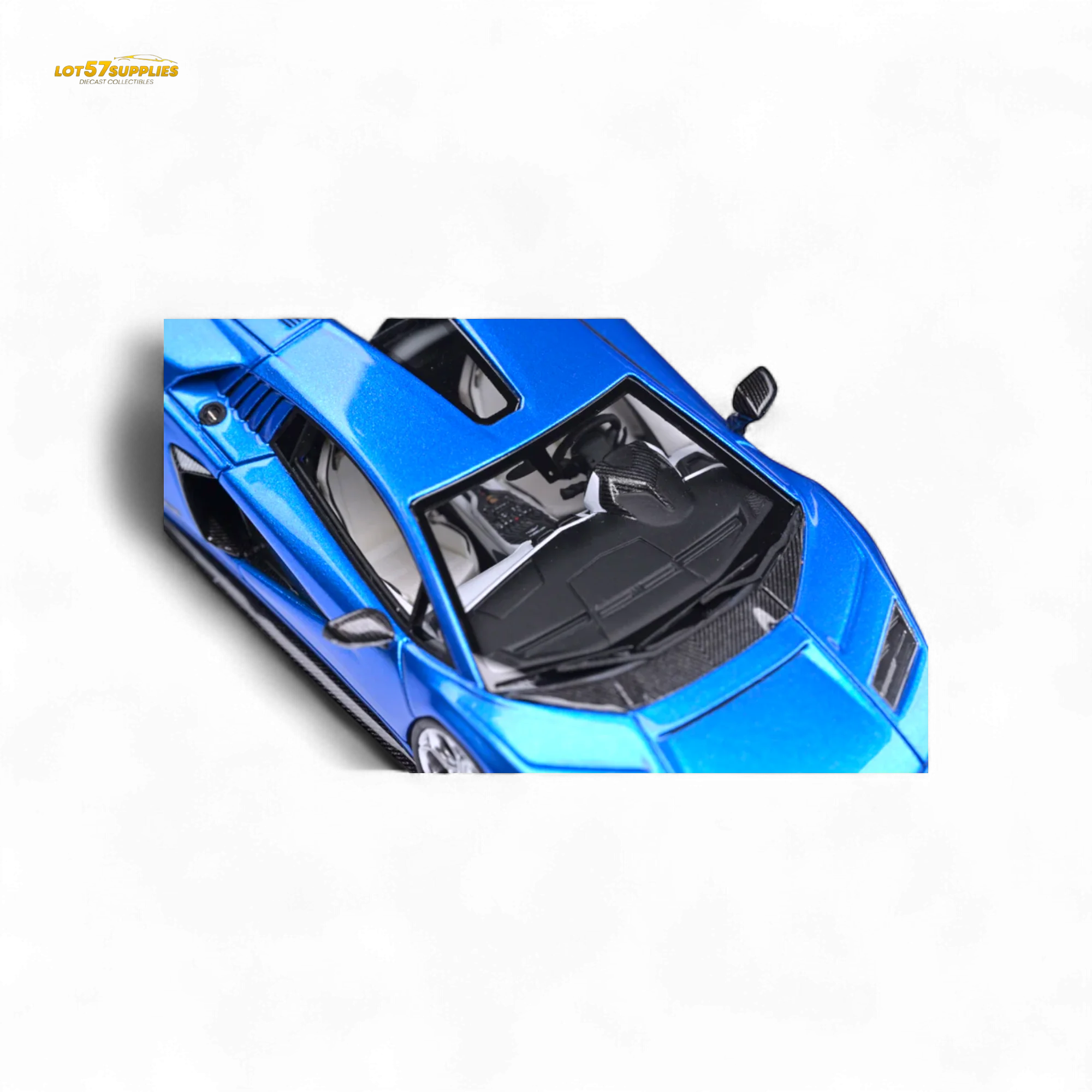 Fuelme Model Countach LPI 800-4 Dark Blue 1:64 - Image 5