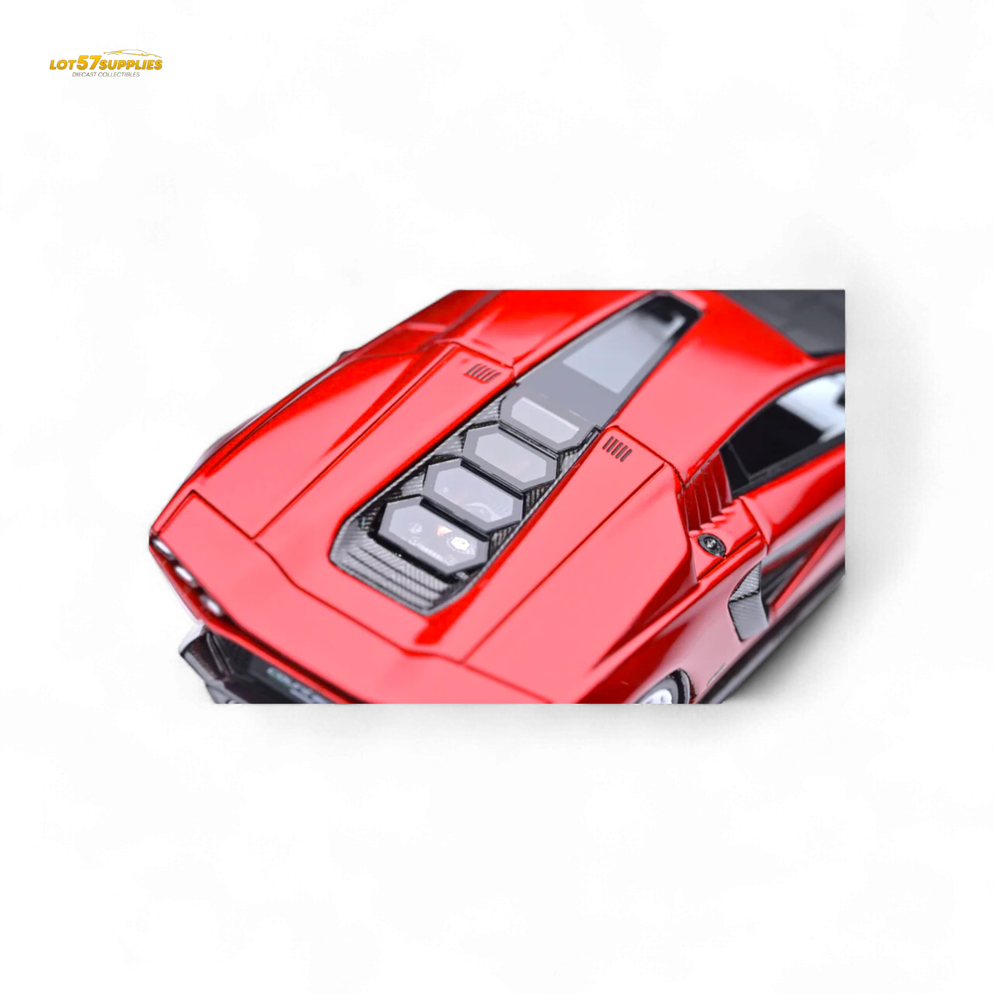 Fuelme Model Countach LPI 800-4 Rosso Scintilla 1:64 - Image 3
