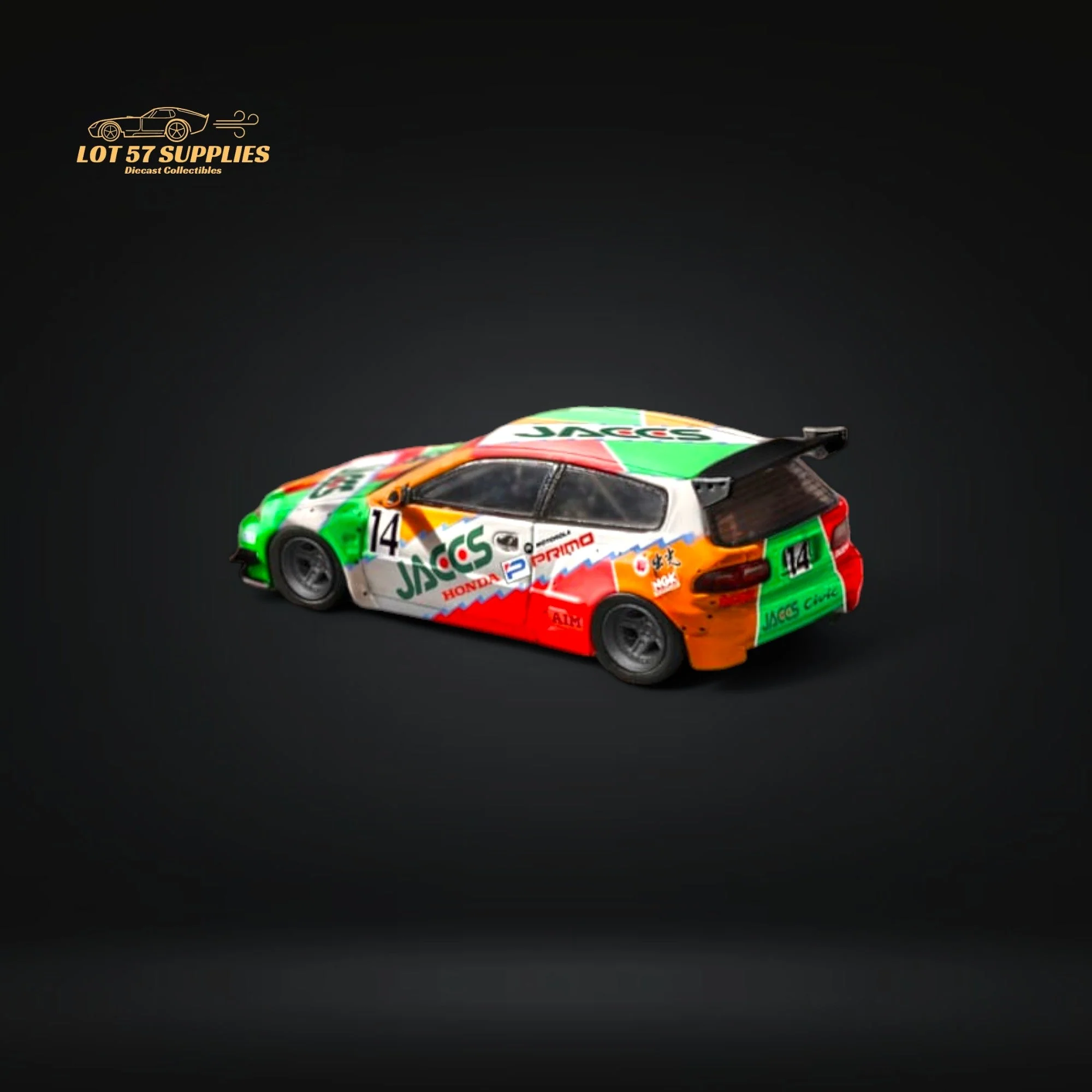 Fuji Honda Civic EG6 Rocket Bunny JACCS #14 Livery 1:64 - Image 2