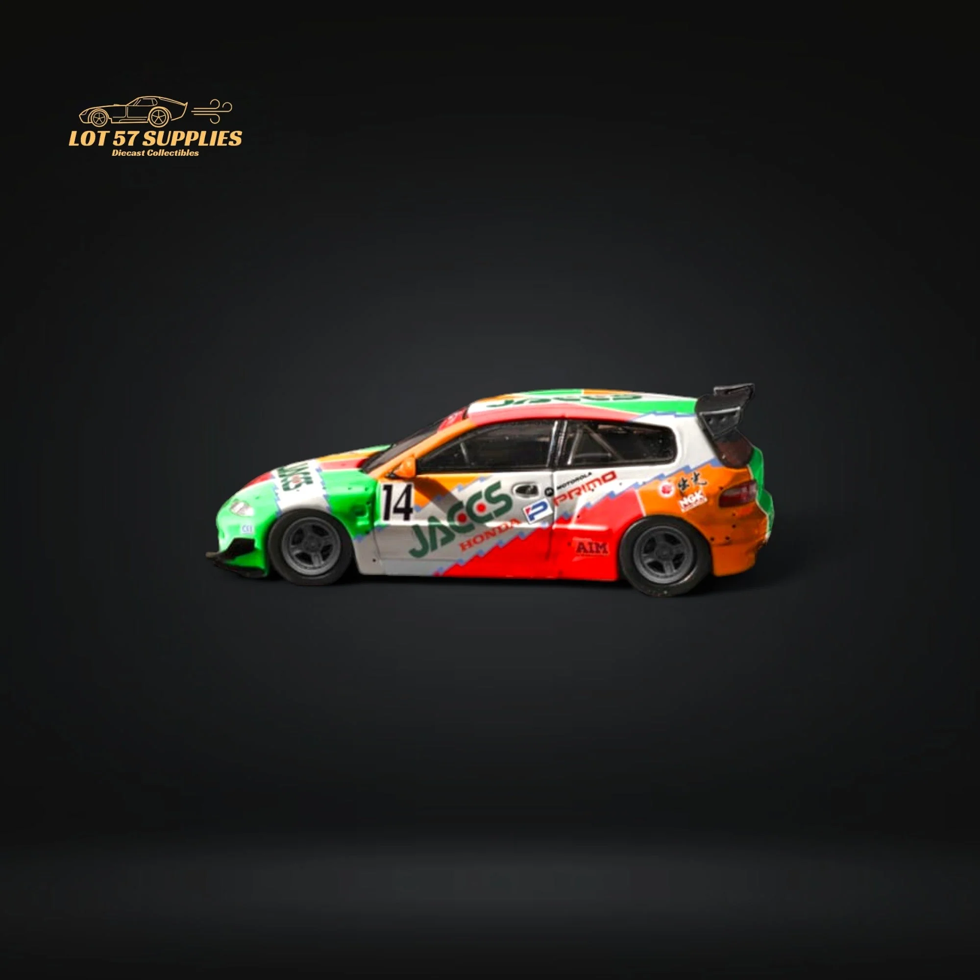 Fuji Honda Civic EG6 Rocket Bunny JACCS #14 Livery 1:64 - Image 3