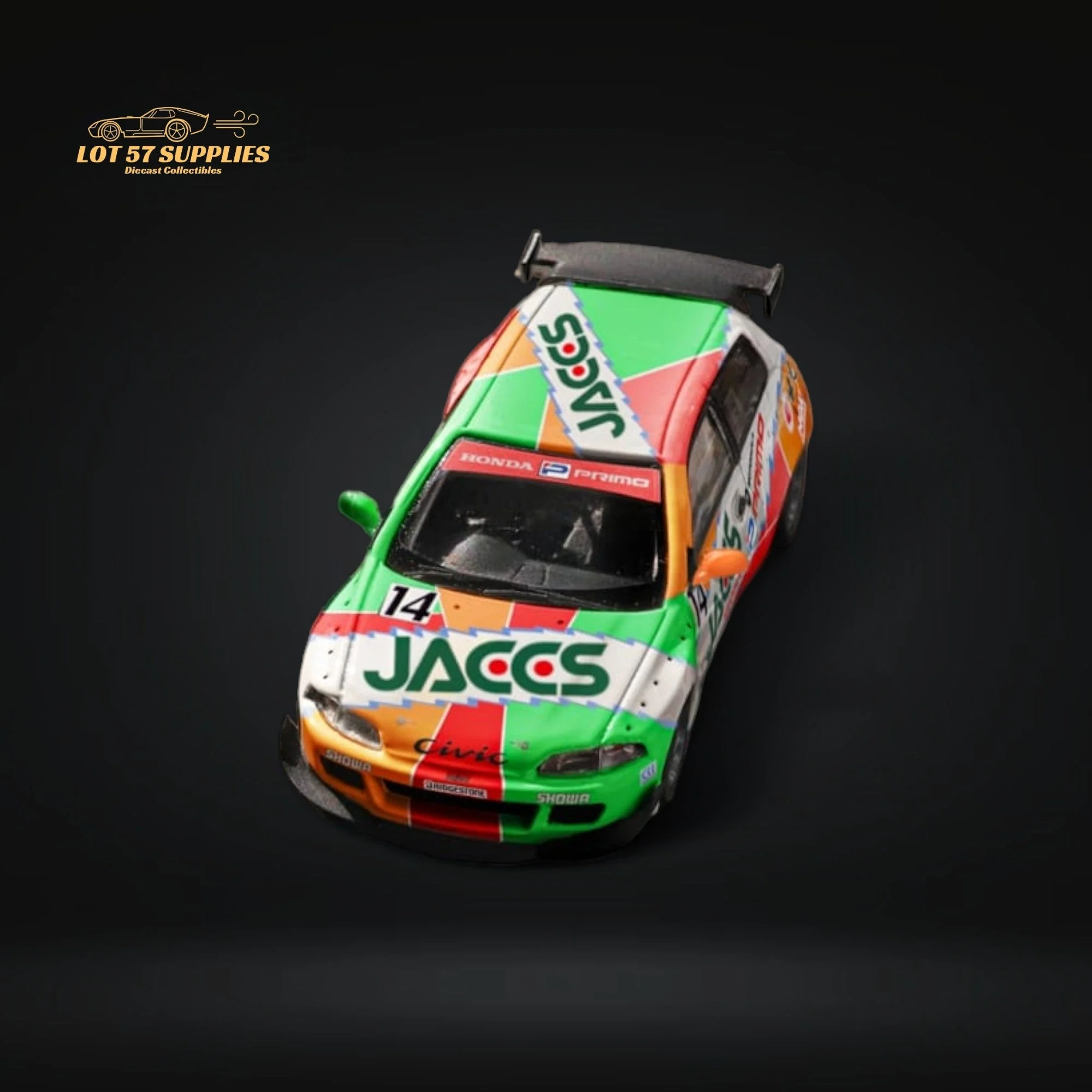 Fuji Honda Civic EG6 Rocket Bunny JACCS #14 Livery 1:64 - Image 4