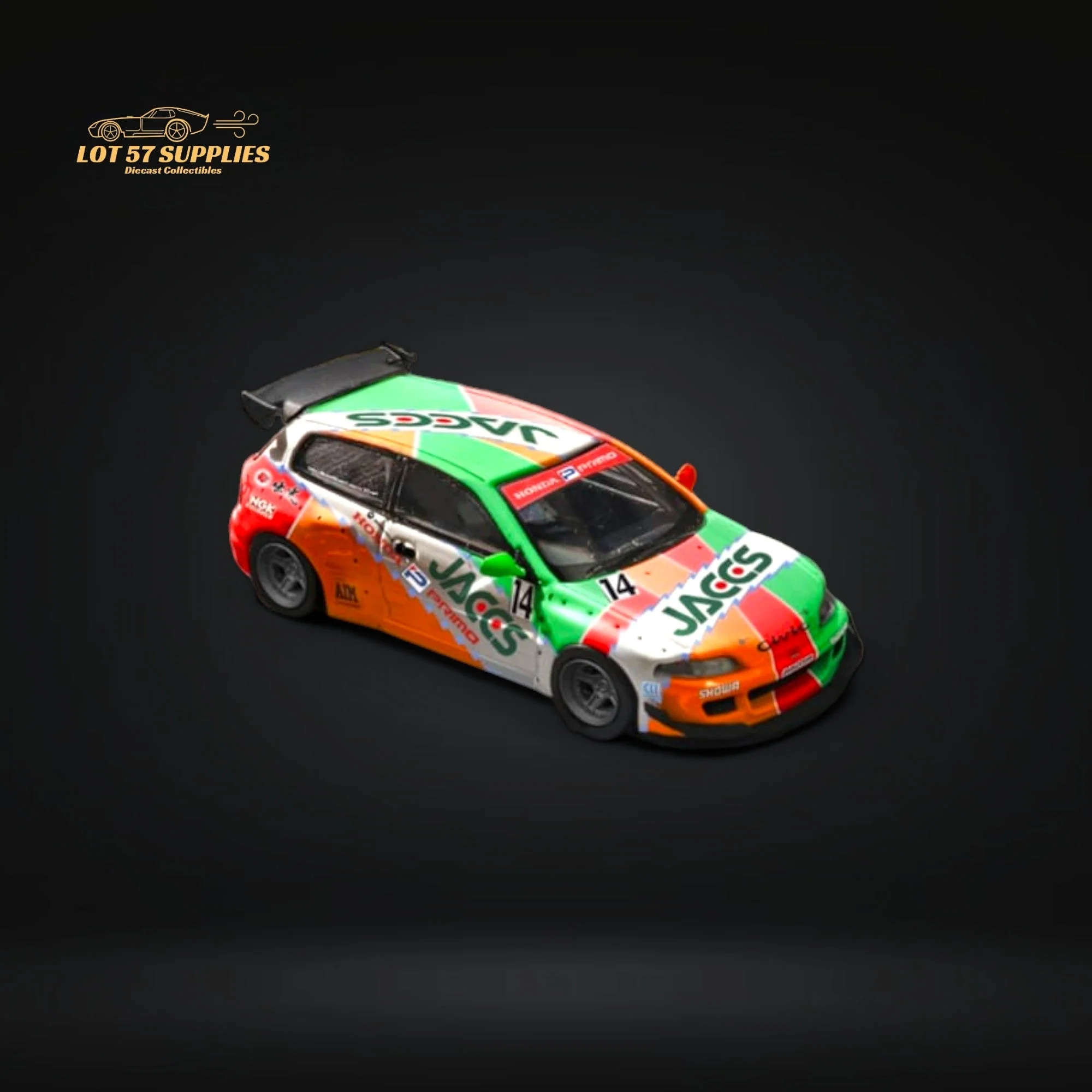 Fuji Honda Civic EG6 Rocket Bunny JACCS #14 Livery 1:64 - Image 5