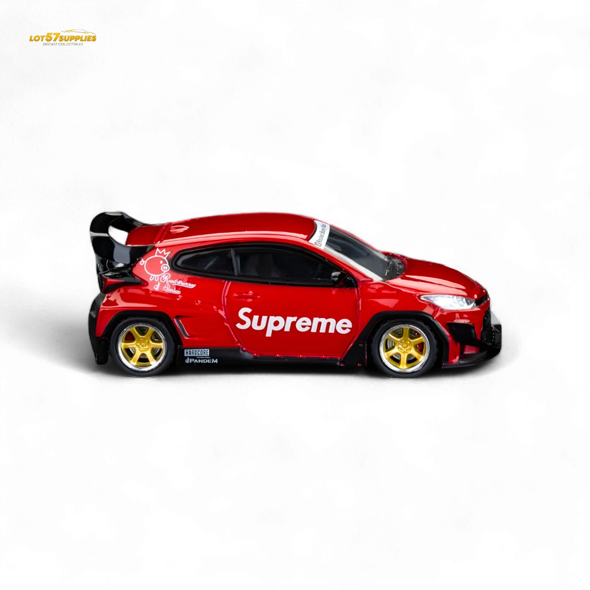 Fuji Toyota Yaris GR Pandem Supreme Livery 1:64 - Image 3