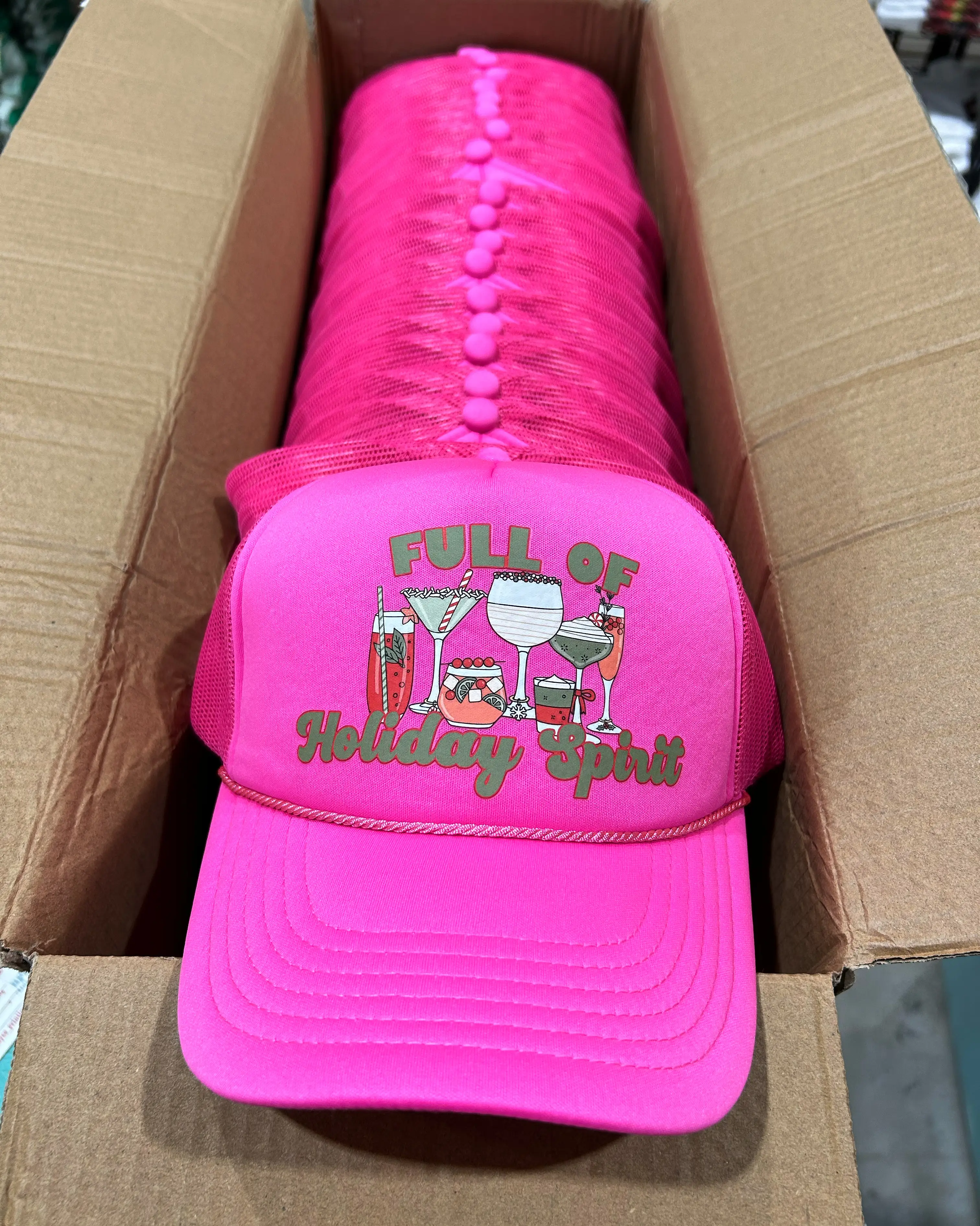 Full of Holiday Spirit Trucker - Image 2