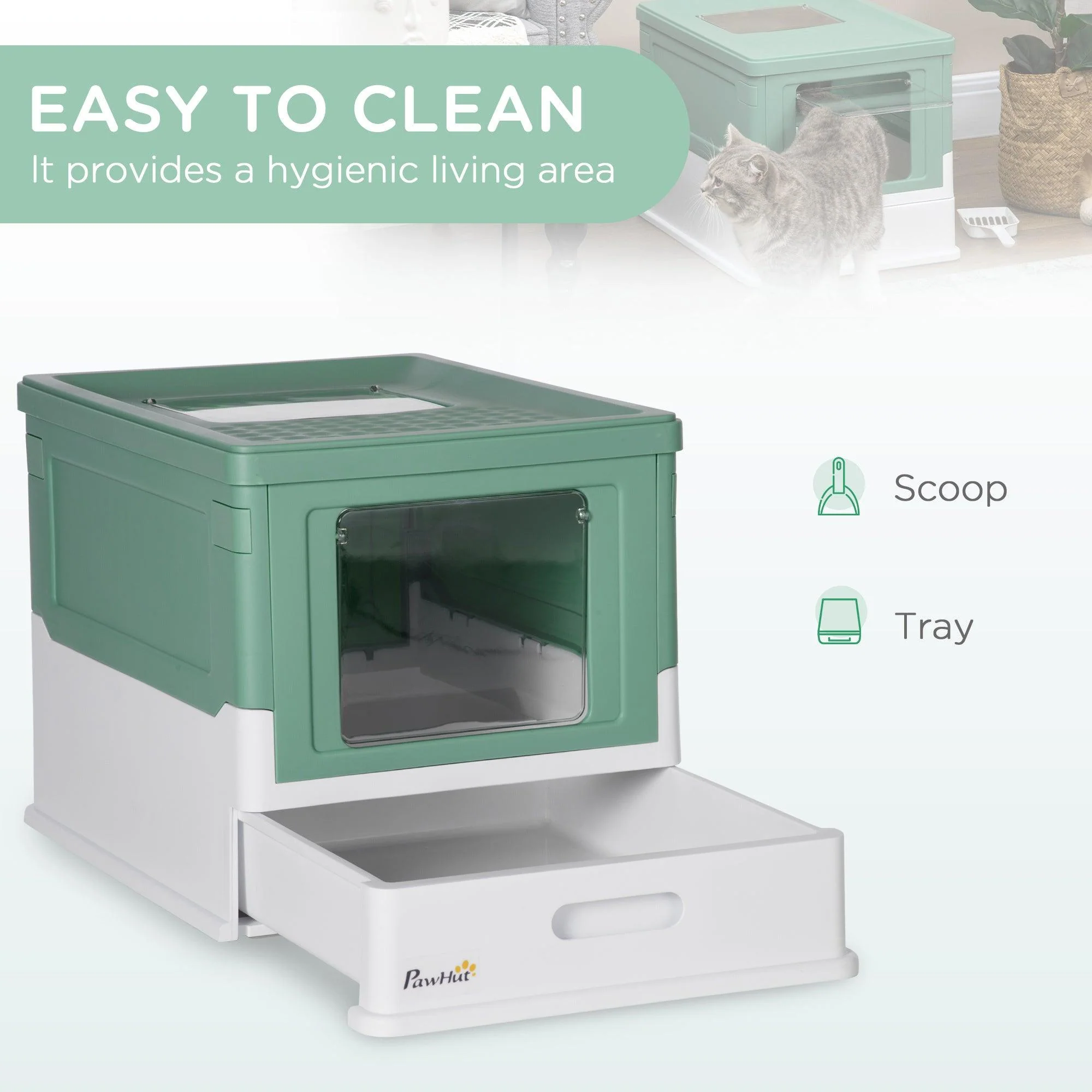 Fully Enclosed Cat Litter Box - Image 5
