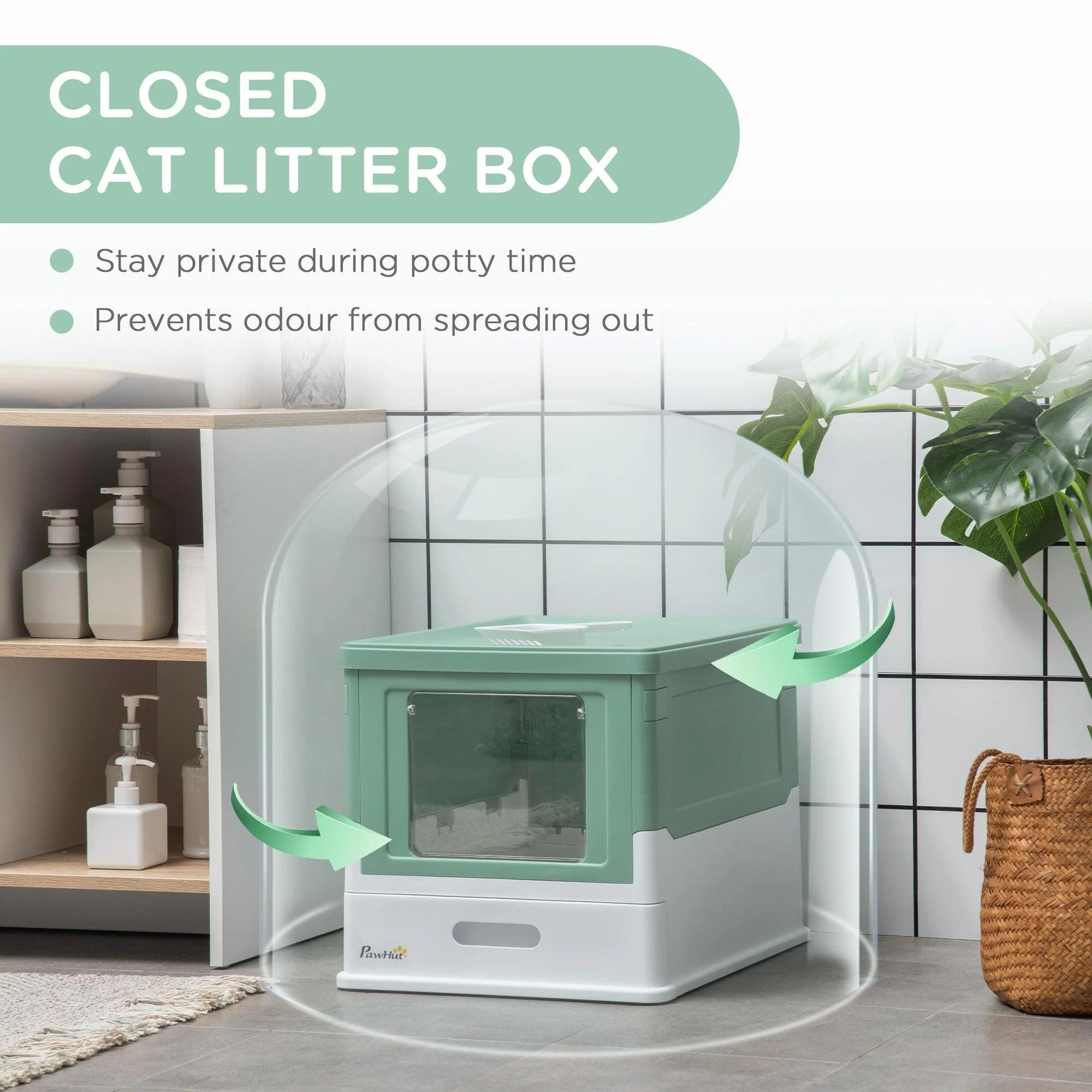 Fully Enclosed Cat Litter Box - Image 7