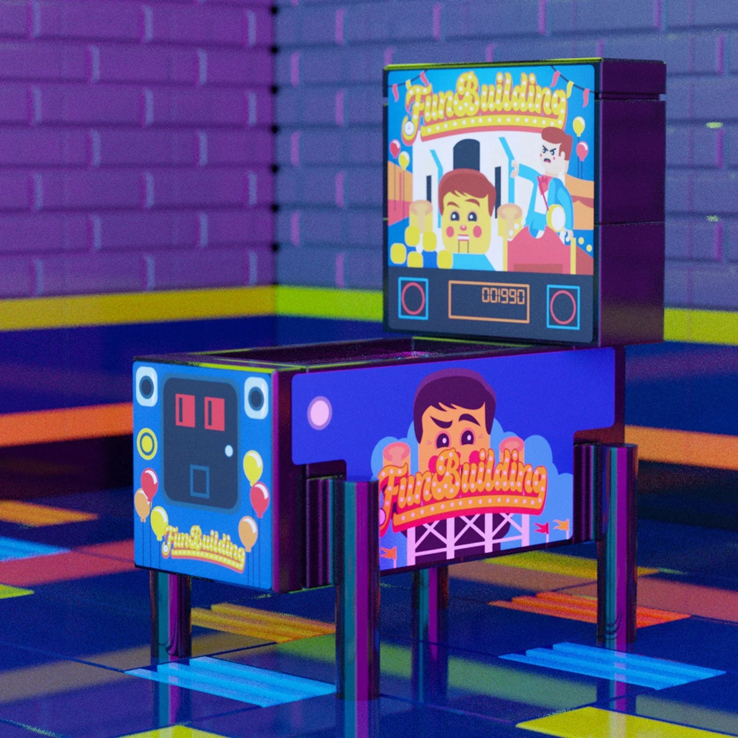 Fun Building Pinball Arcade made using LEGO parts - Image 2