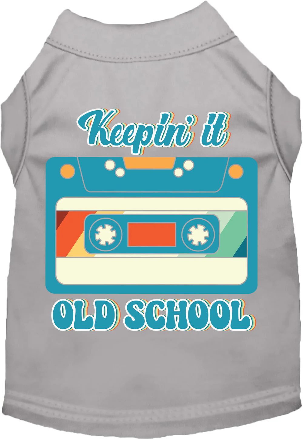 Fun Cat or Dog Shirt for Pets "Keepin it Old School" - Image 11
