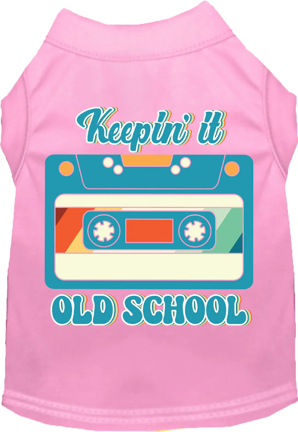 Fun Cat or Dog Shirt for Pets "Keepin it Old School" - Image 6
