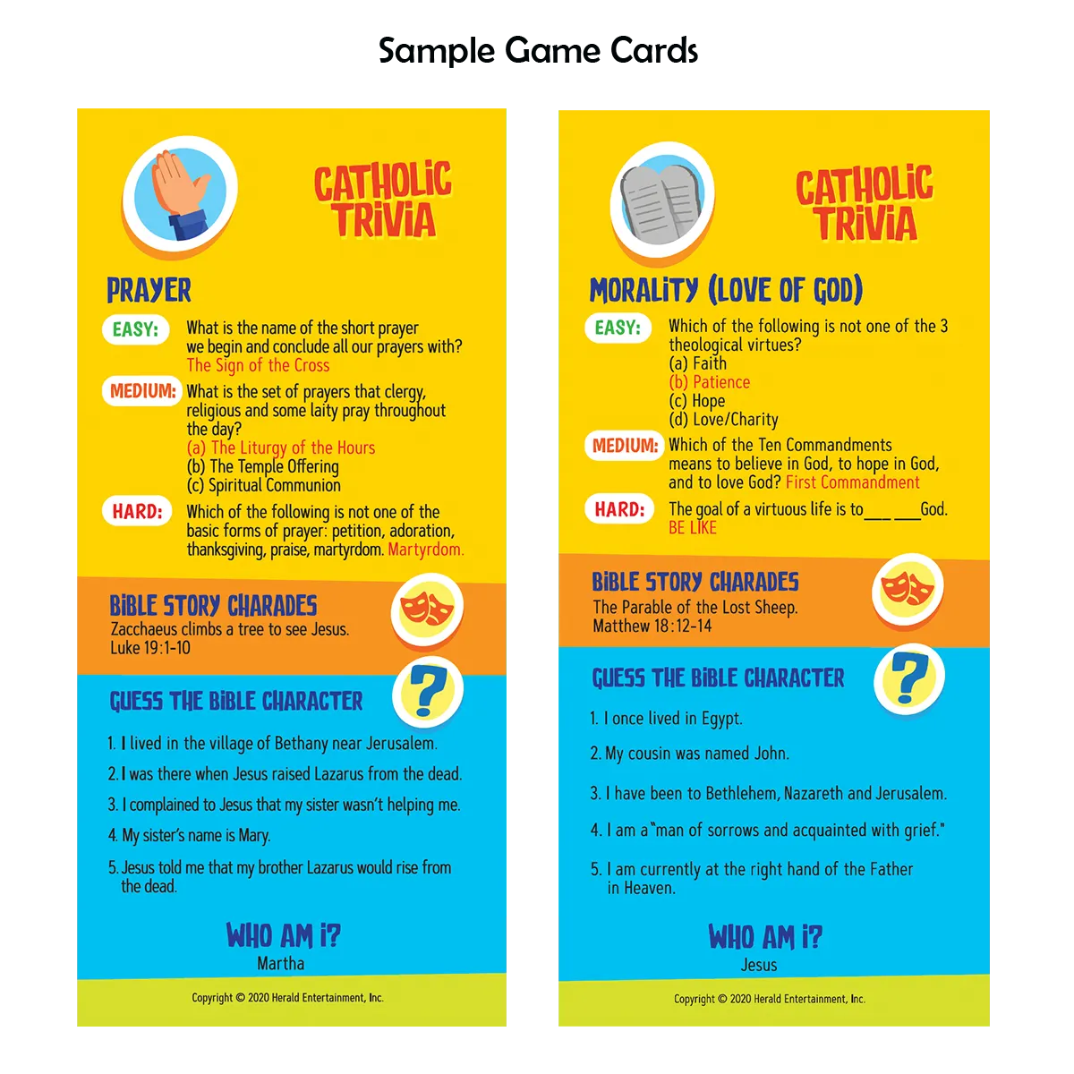 Fun Fact Faith - Three Catholic Games in One! - Image 3