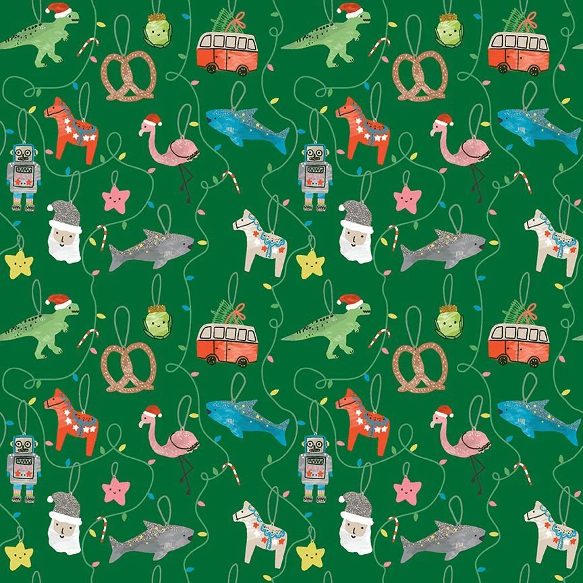 "Fun Ornaments" Dog Bandana - Image 2