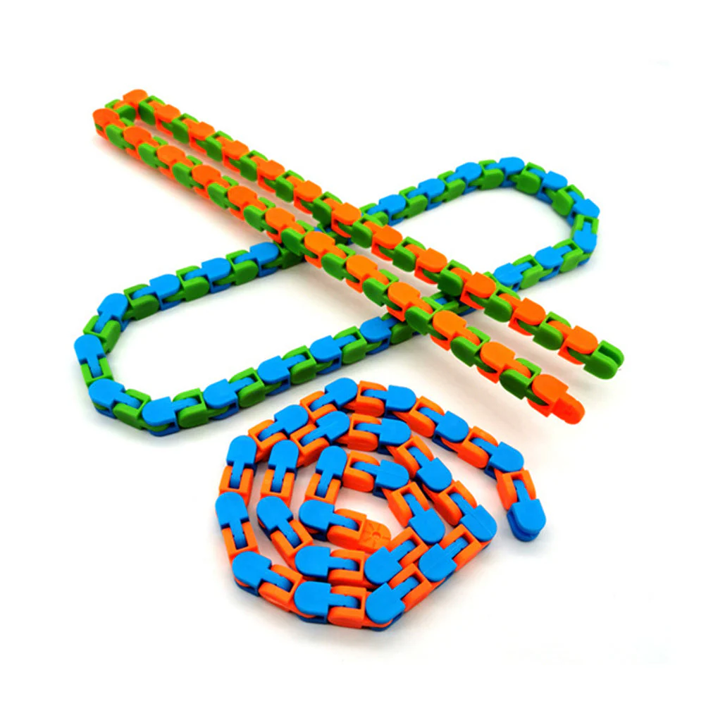 Funny Fidget Chain Anti Stress Toy for Adult Bike Chain Fidget Bracelet Puzzle Educational Toys - Image 2