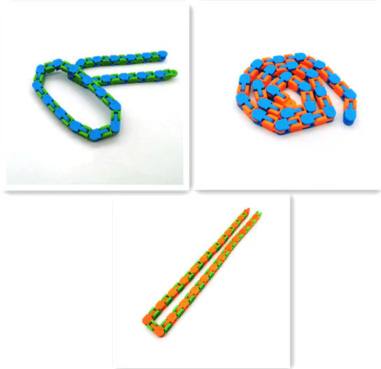 Funny Fidget Chain Anti Stress Toy for Adult Bike Chain Fidget Bracelet Puzzle Educational Toys - Image 4