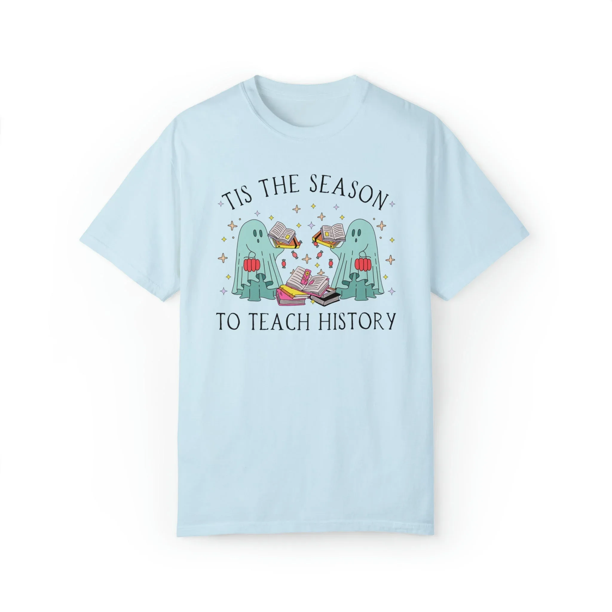 Funny Halloween Tee Shirt for History Teacher: Tis the Season To Teach History - Image 4