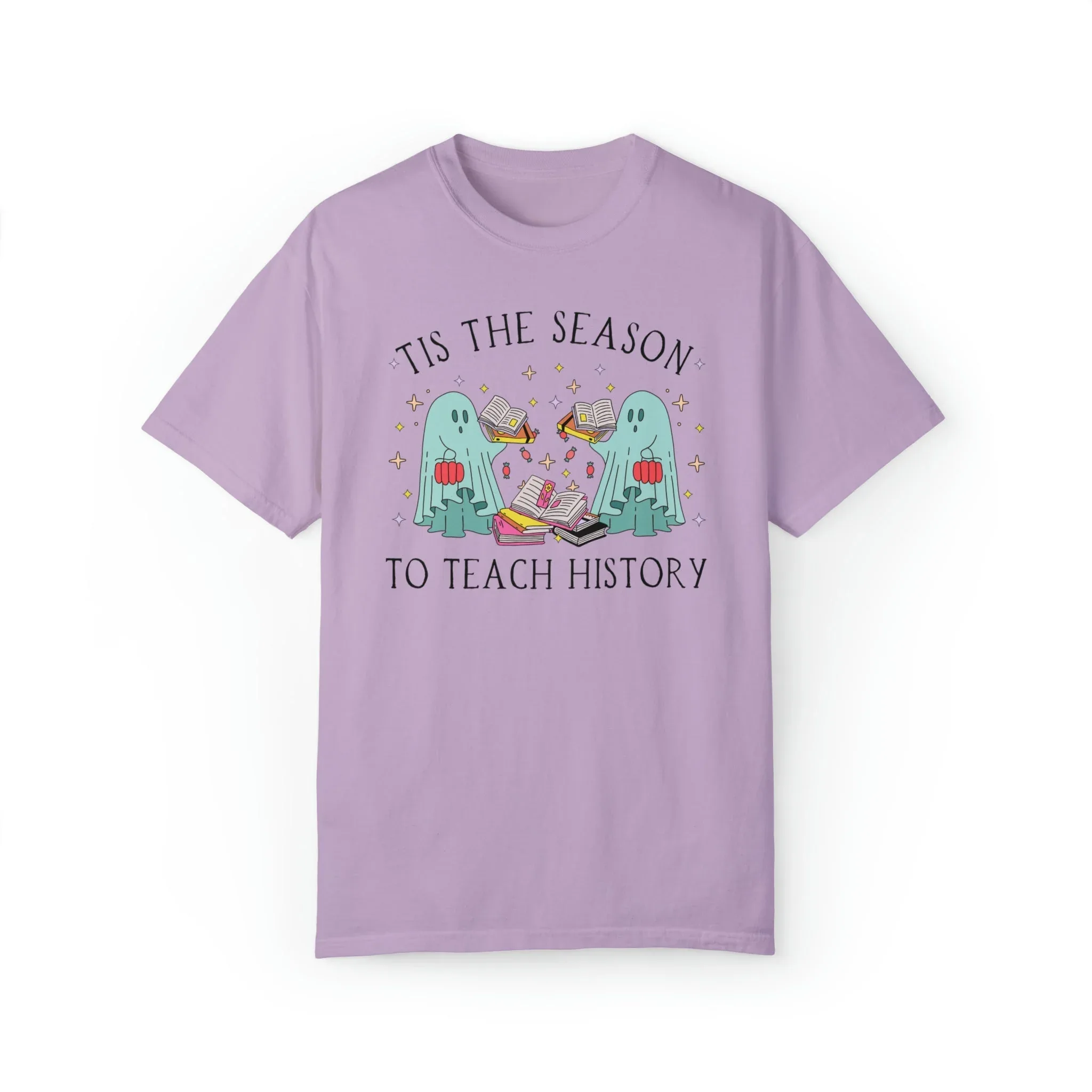 Funny Halloween Tee Shirt for History Teacher: Tis the Season To Teach History - Image 6