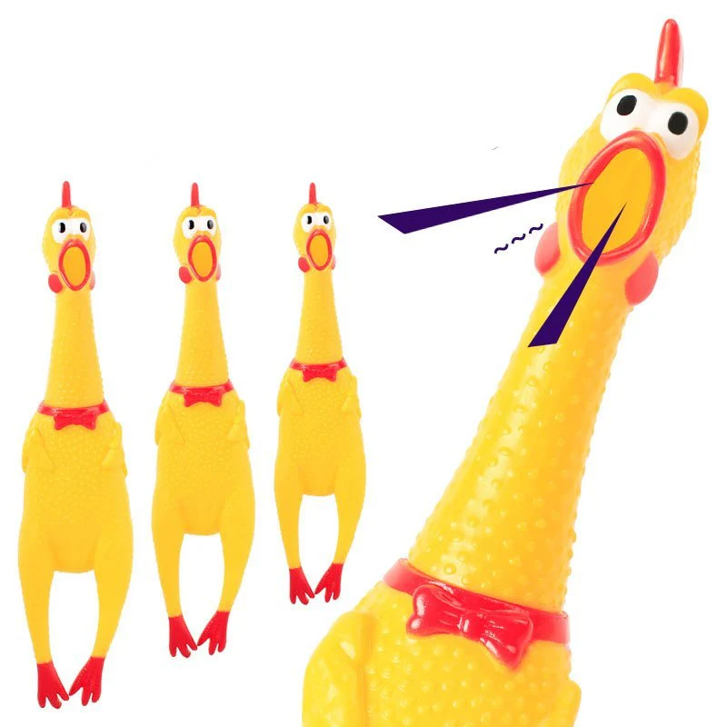 Funny Screaming Chicken Pet Toy - Image 3