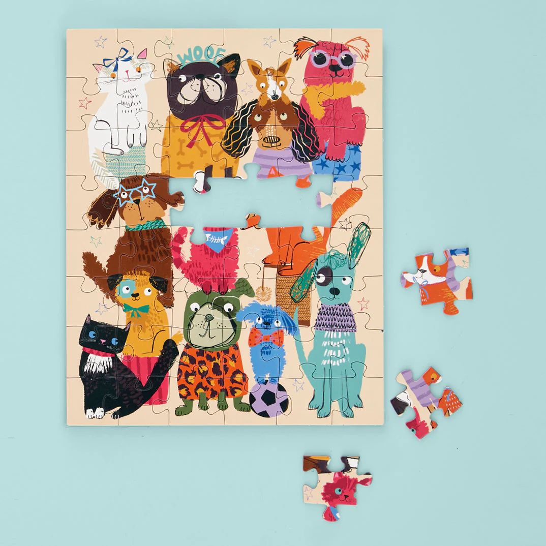 Fur Babies 48 Piece Puzzle Snax - Image 2