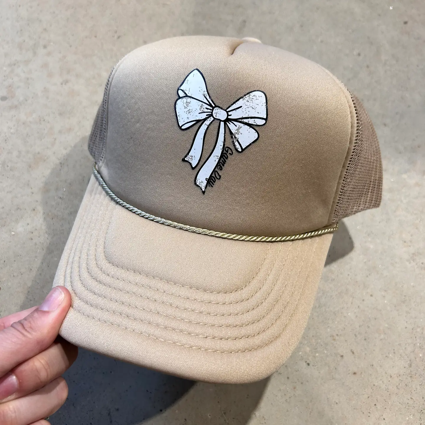 Game Day Spirit Bow Trucker Hat - Image 2