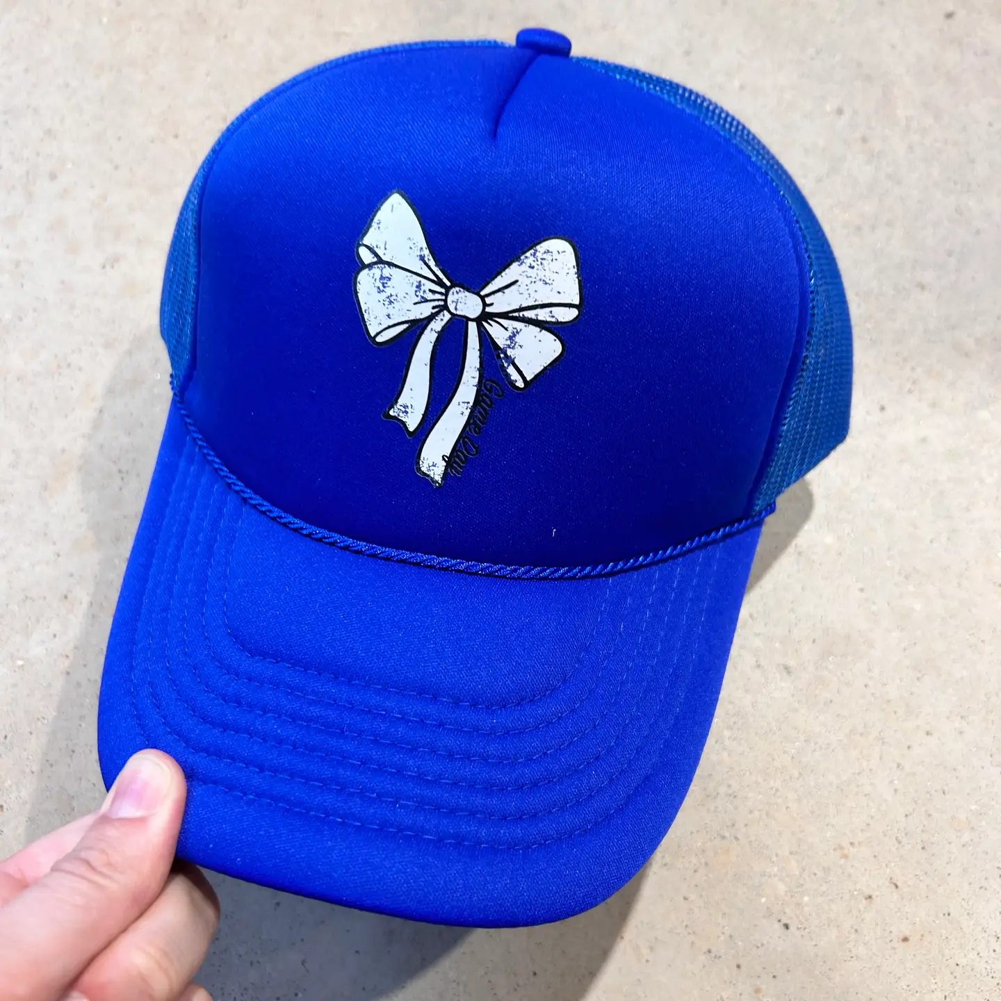 Game Day Spirit Bow Trucker Hat - Image 3