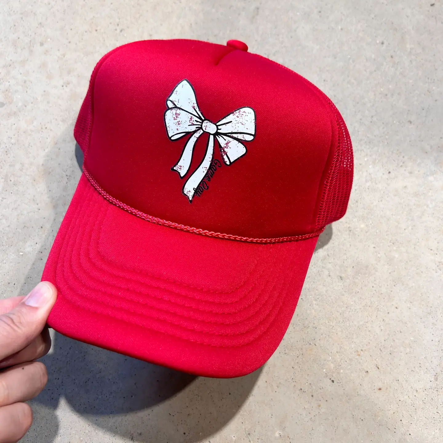Game Day Spirit Bow Trucker Hat - Image 4