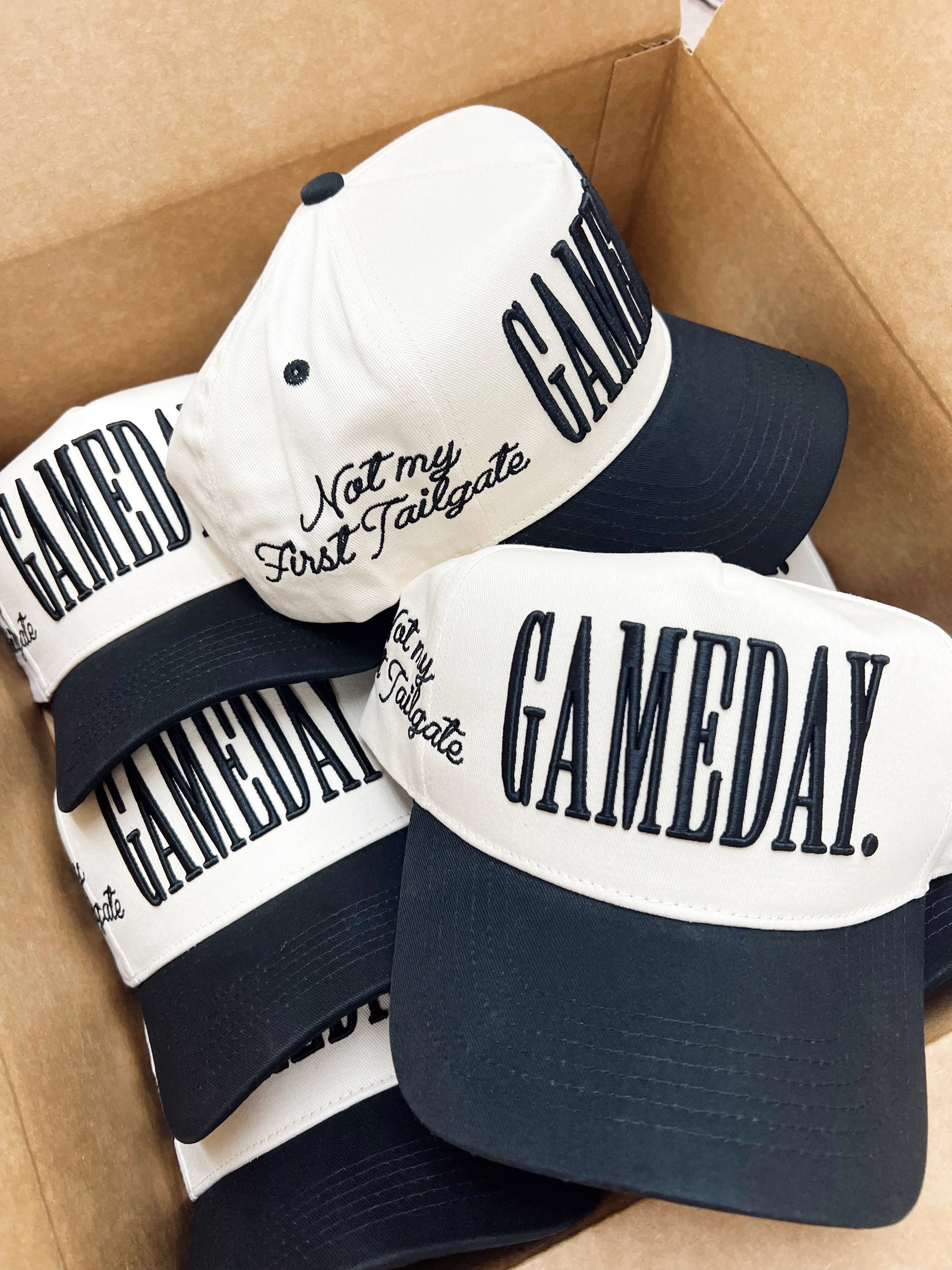 GAMEDAY. - Not My First Tailgate Vintage Trucker Hat - Image 12