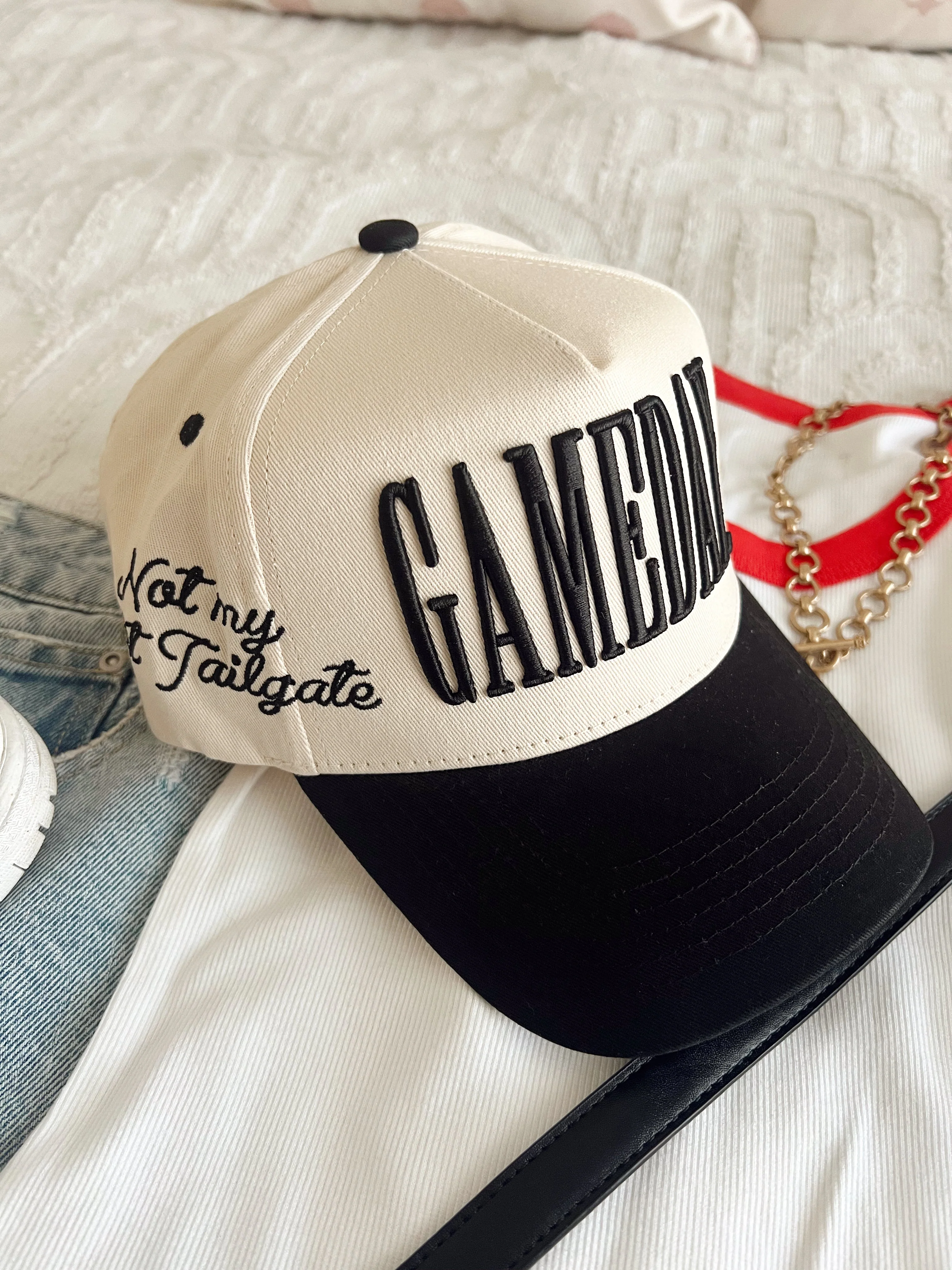GAMEDAY. - Not My First Tailgate Vintage Trucker Hat - Image 15