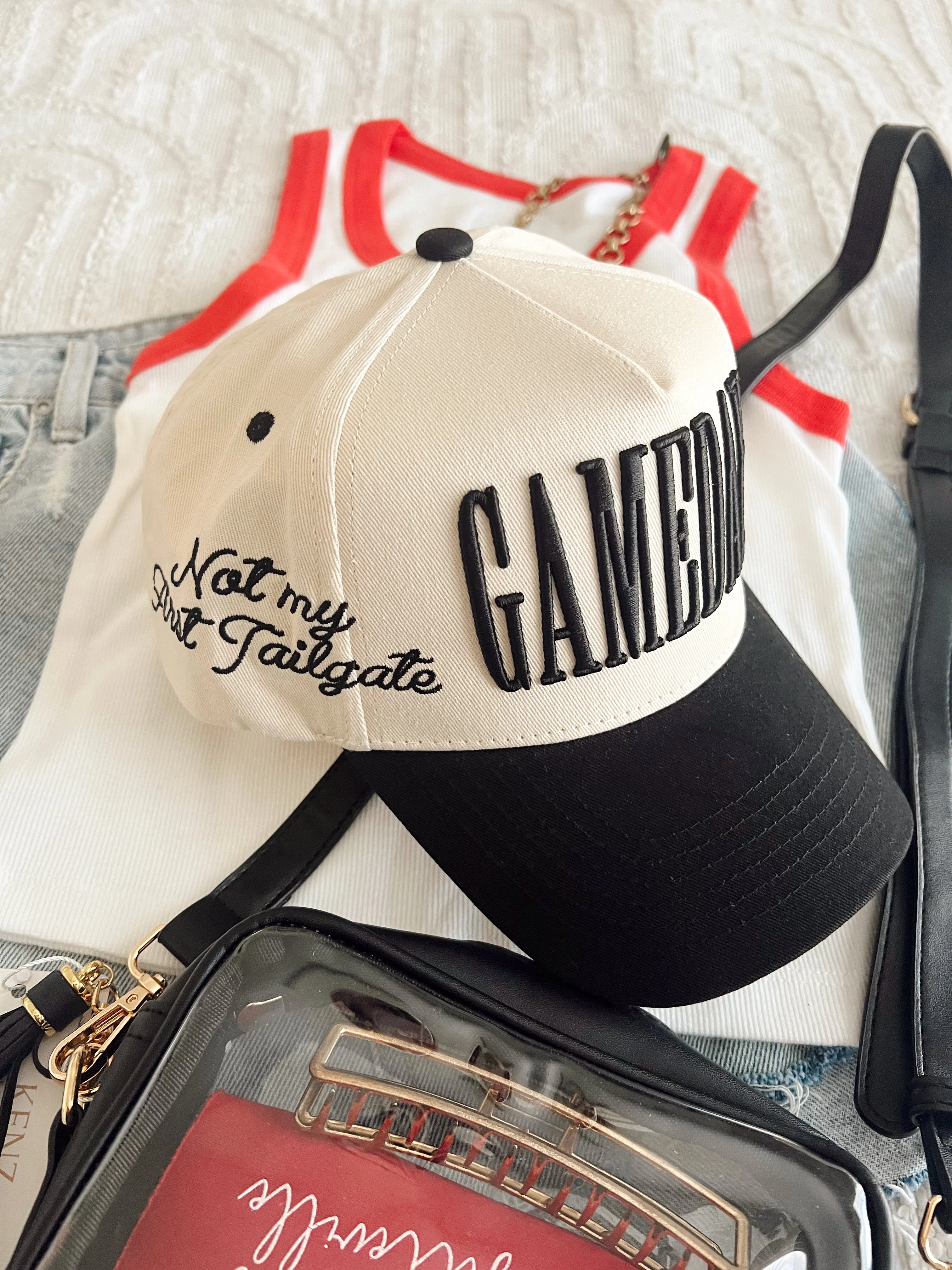 GAMEDAY. - Not My First Tailgate Vintage Trucker Hat - Image 16