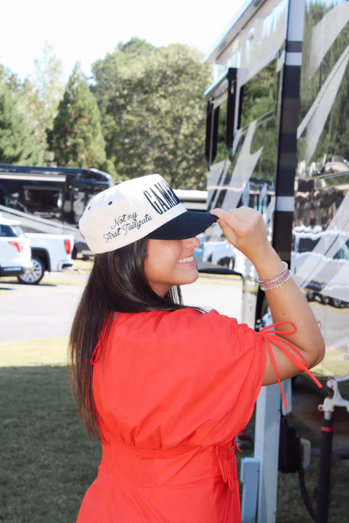 GAMEDAY. - Not My First Tailgate Vintage Trucker Hat - Image 18