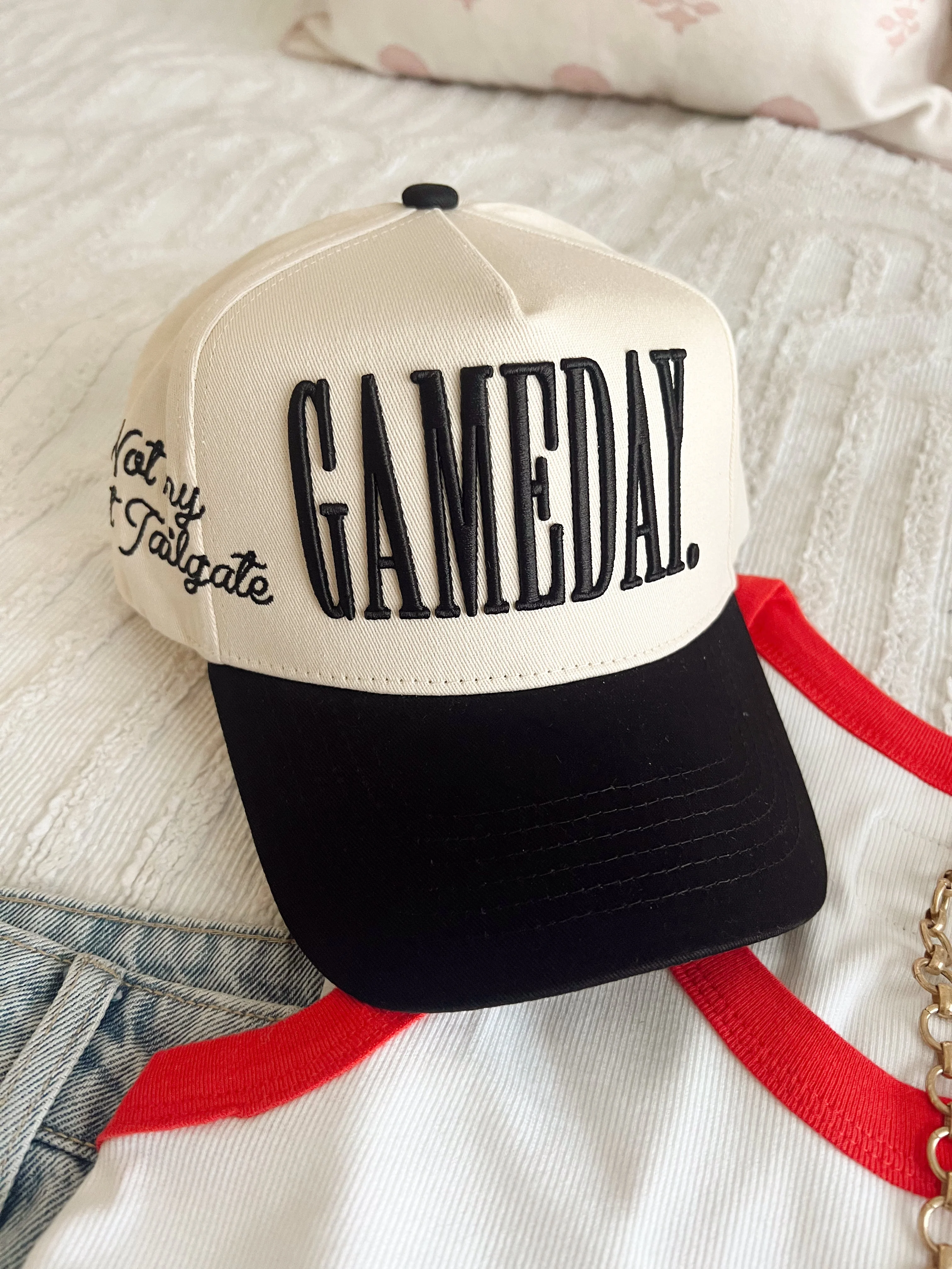 GAMEDAY. - Not My First Tailgate Vintage Trucker Hat - Image 8