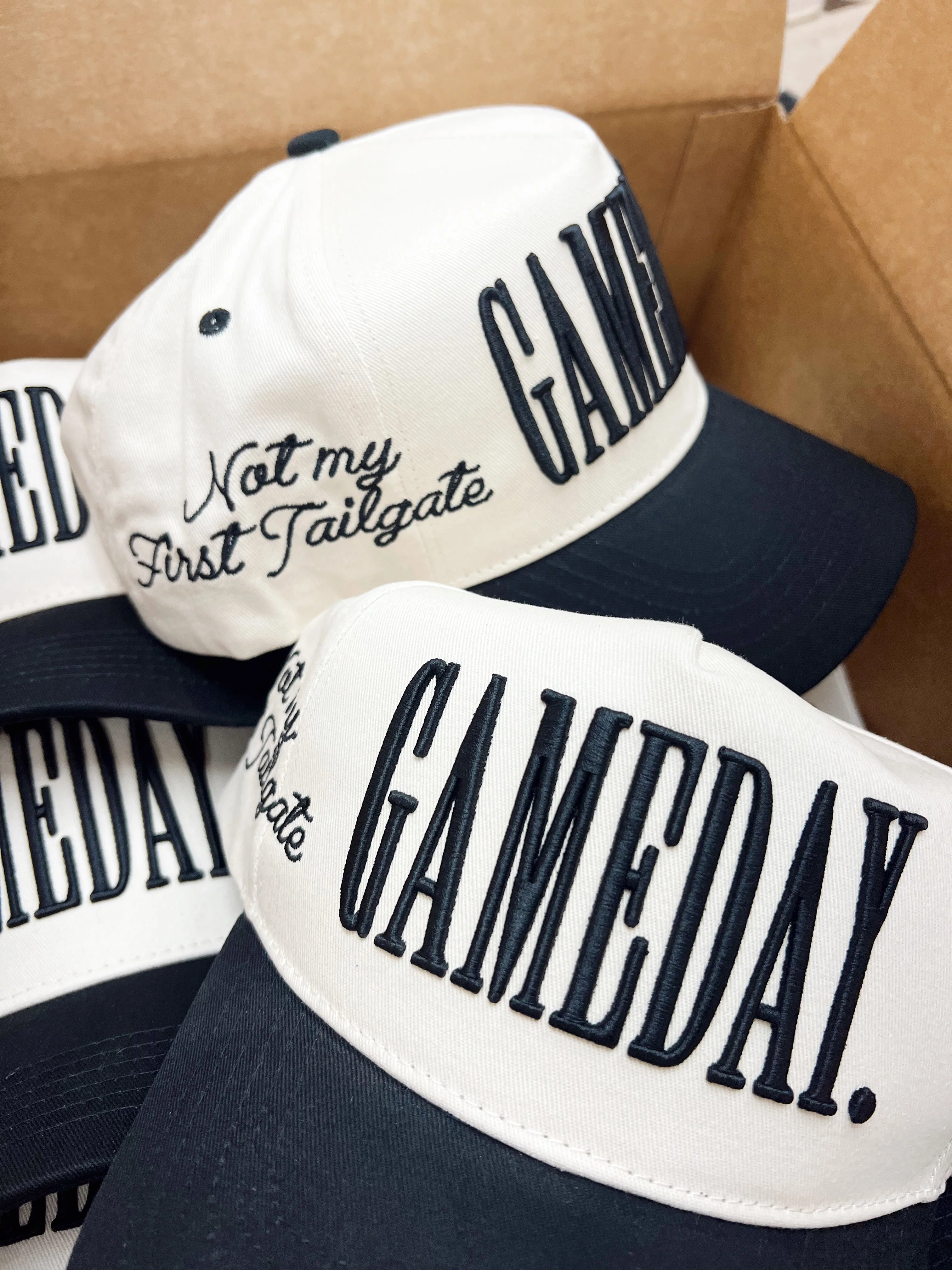 GAMEDAY. - Not My First Tailgate Vintage Trucker Hat - Image 9