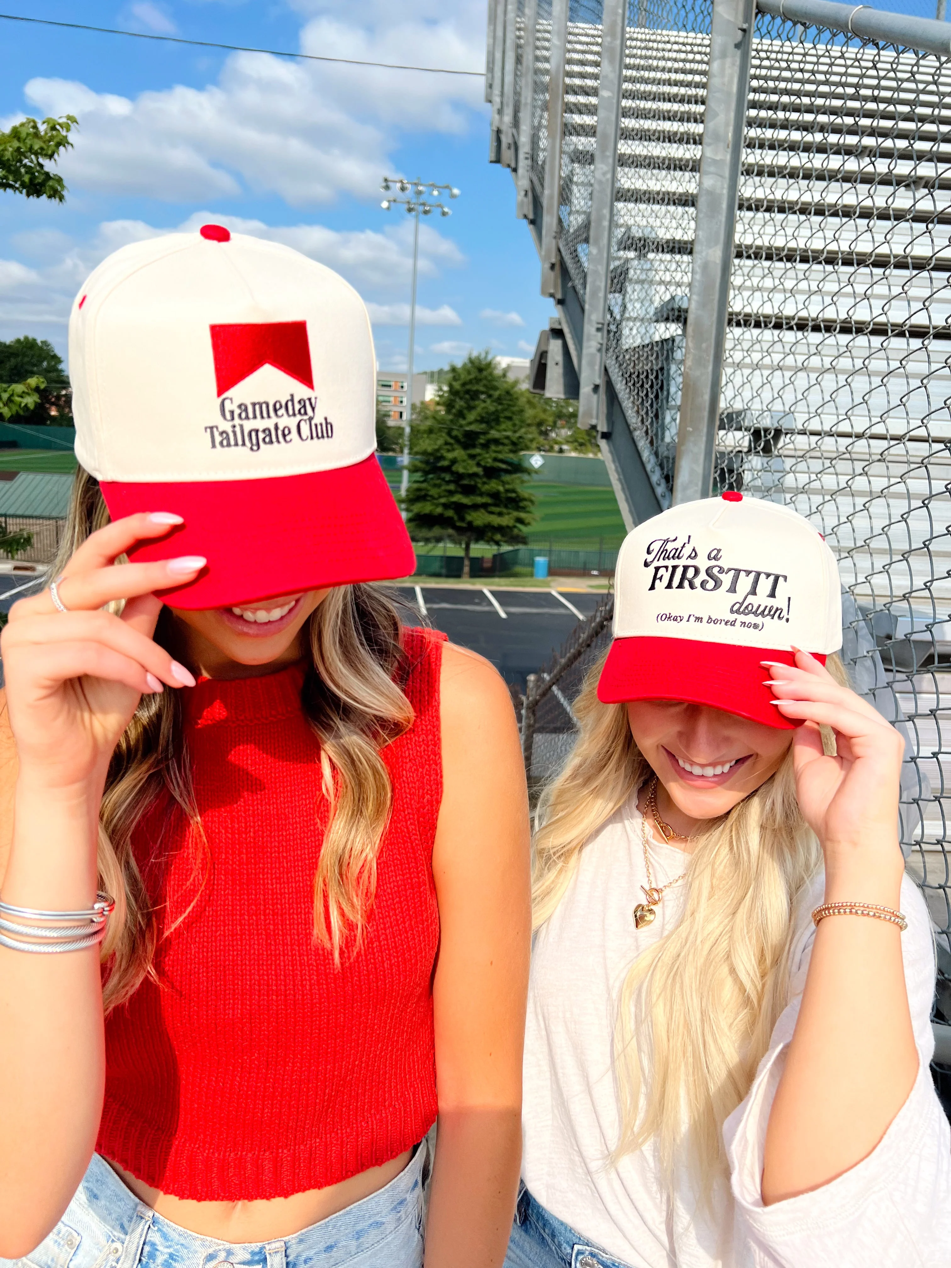Gameday Tailgate Club - Red Vintage Trucker Hat - Image 21